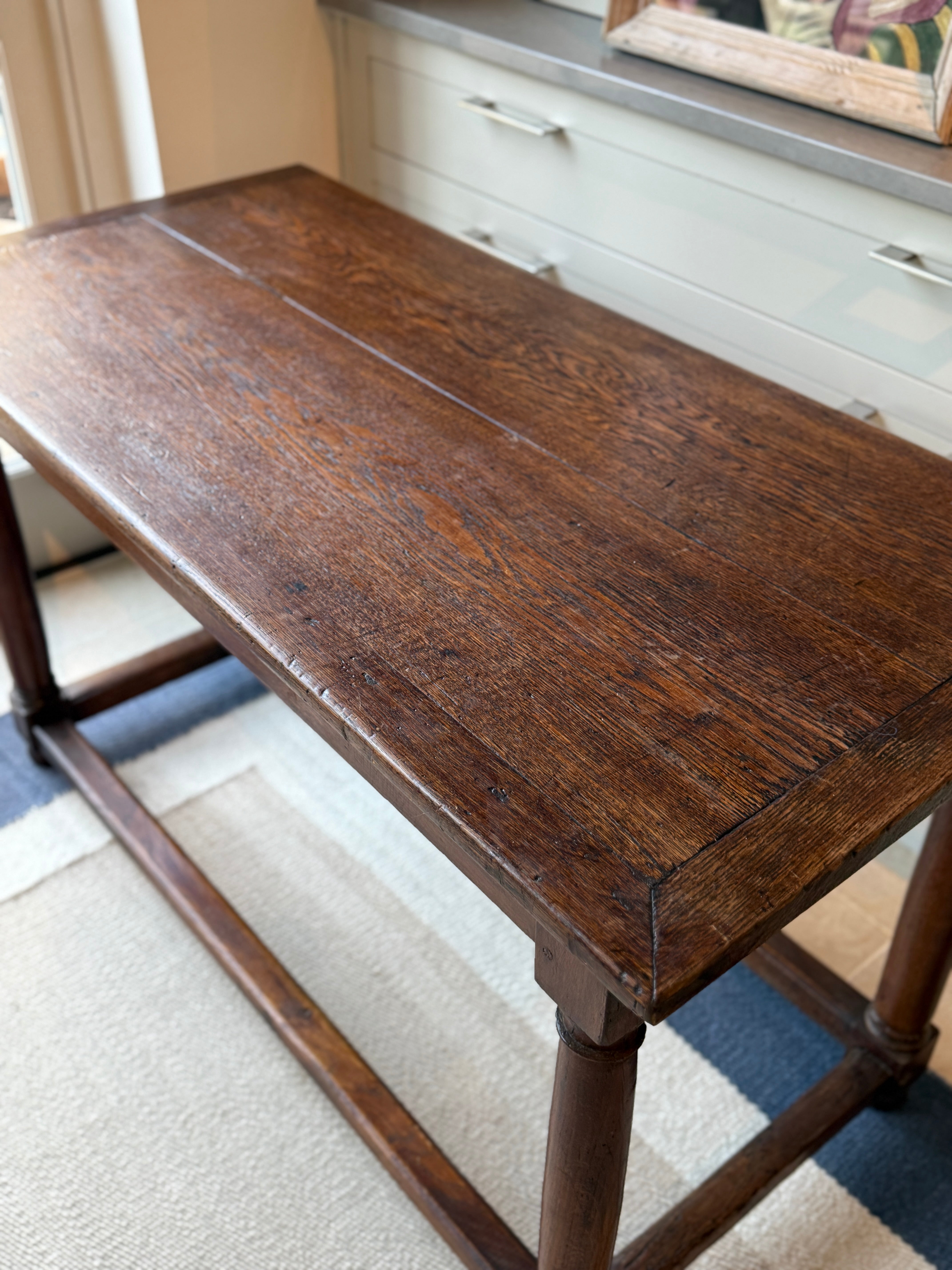 Oak Console Table