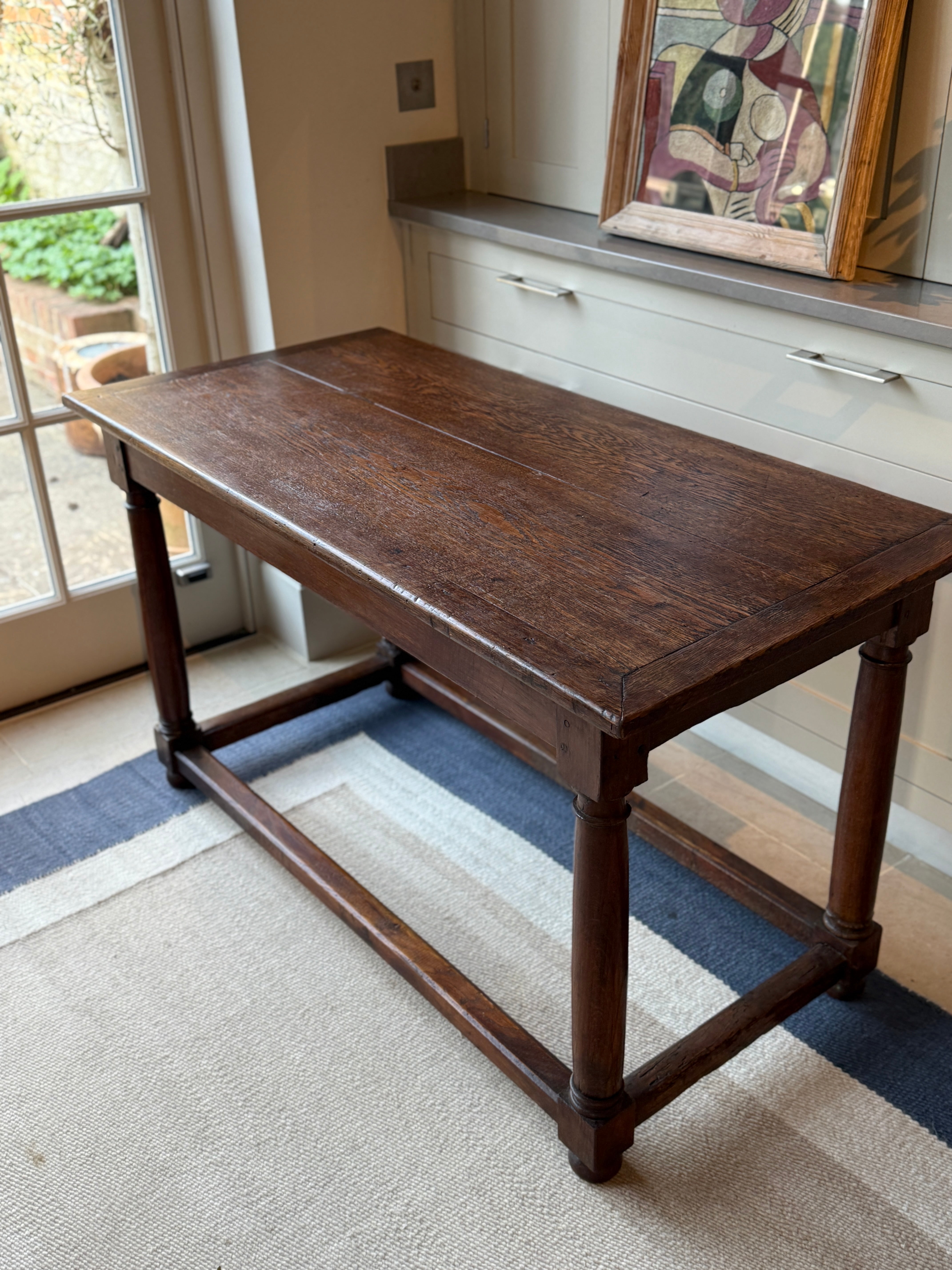 Oak Console Table