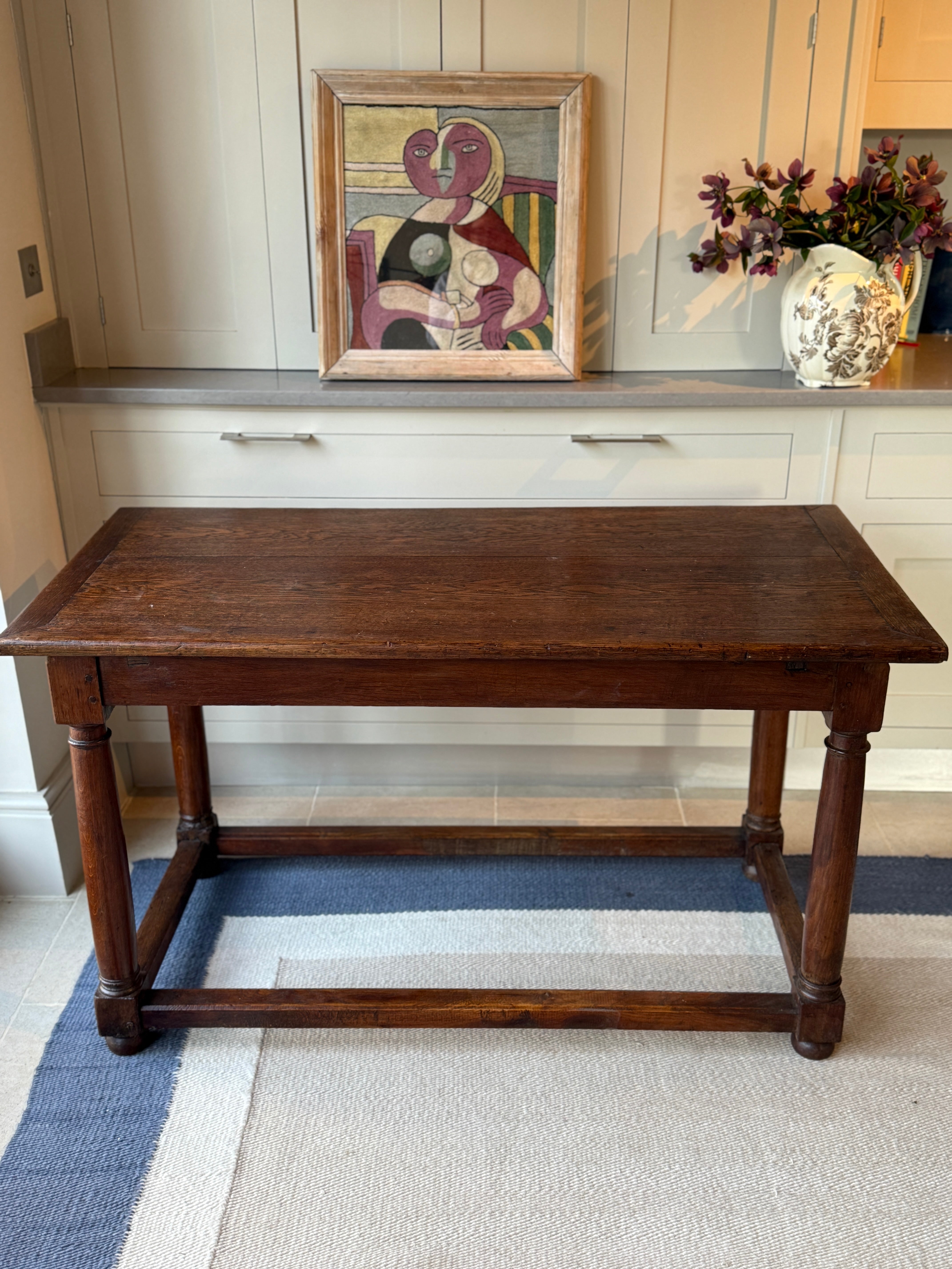 Oak Console Table