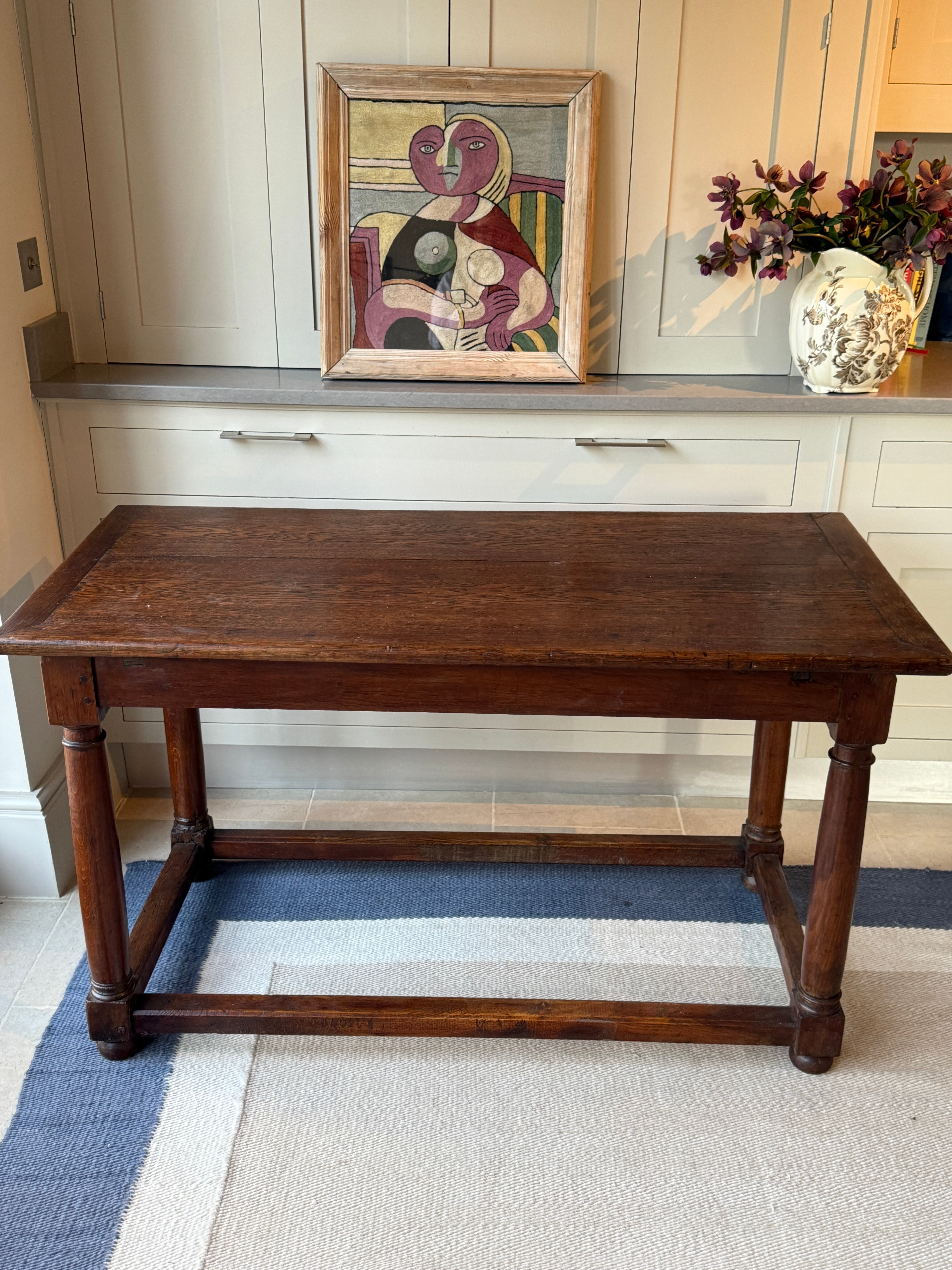 Oak Console Table