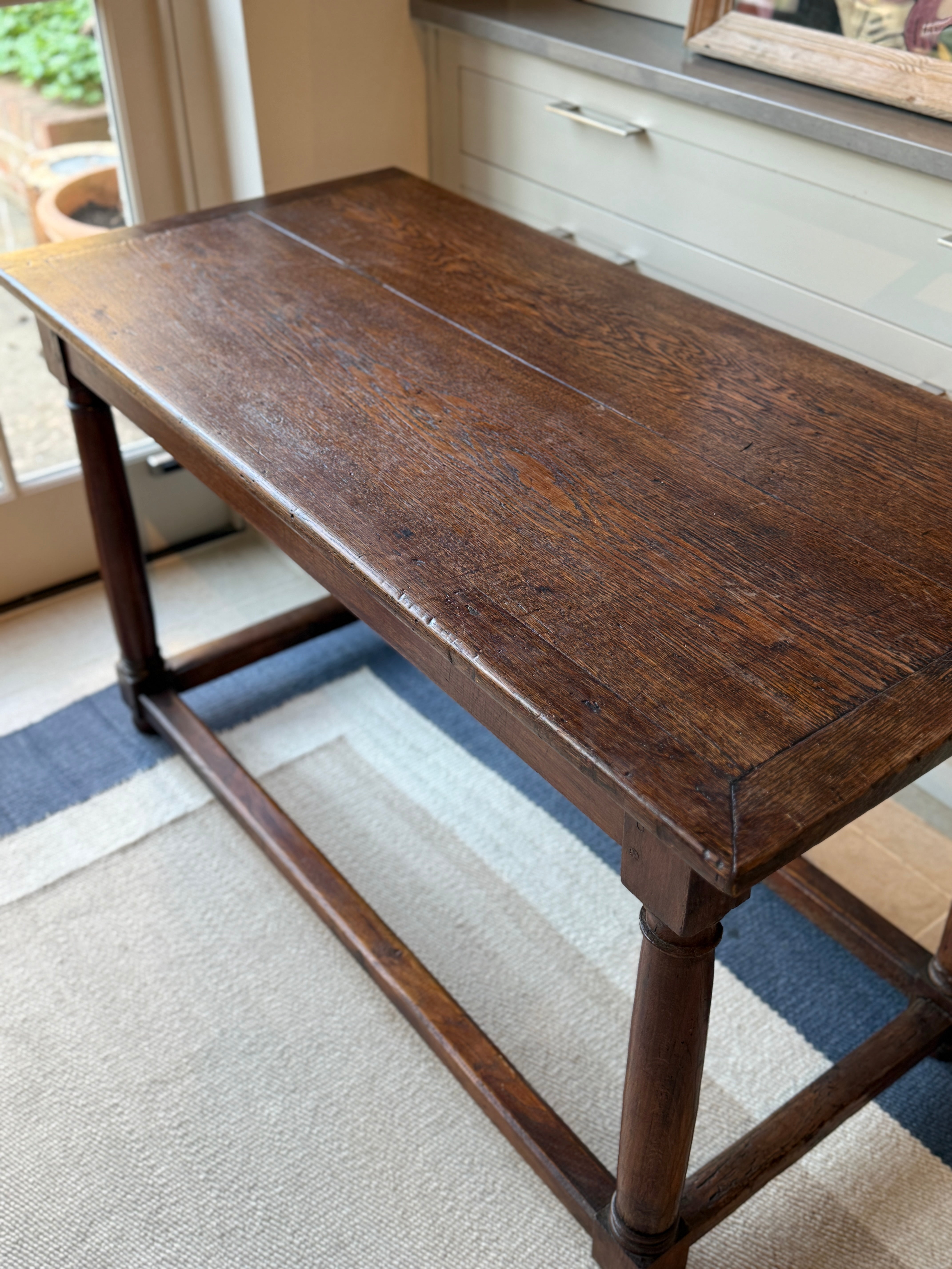 Oak Console Table