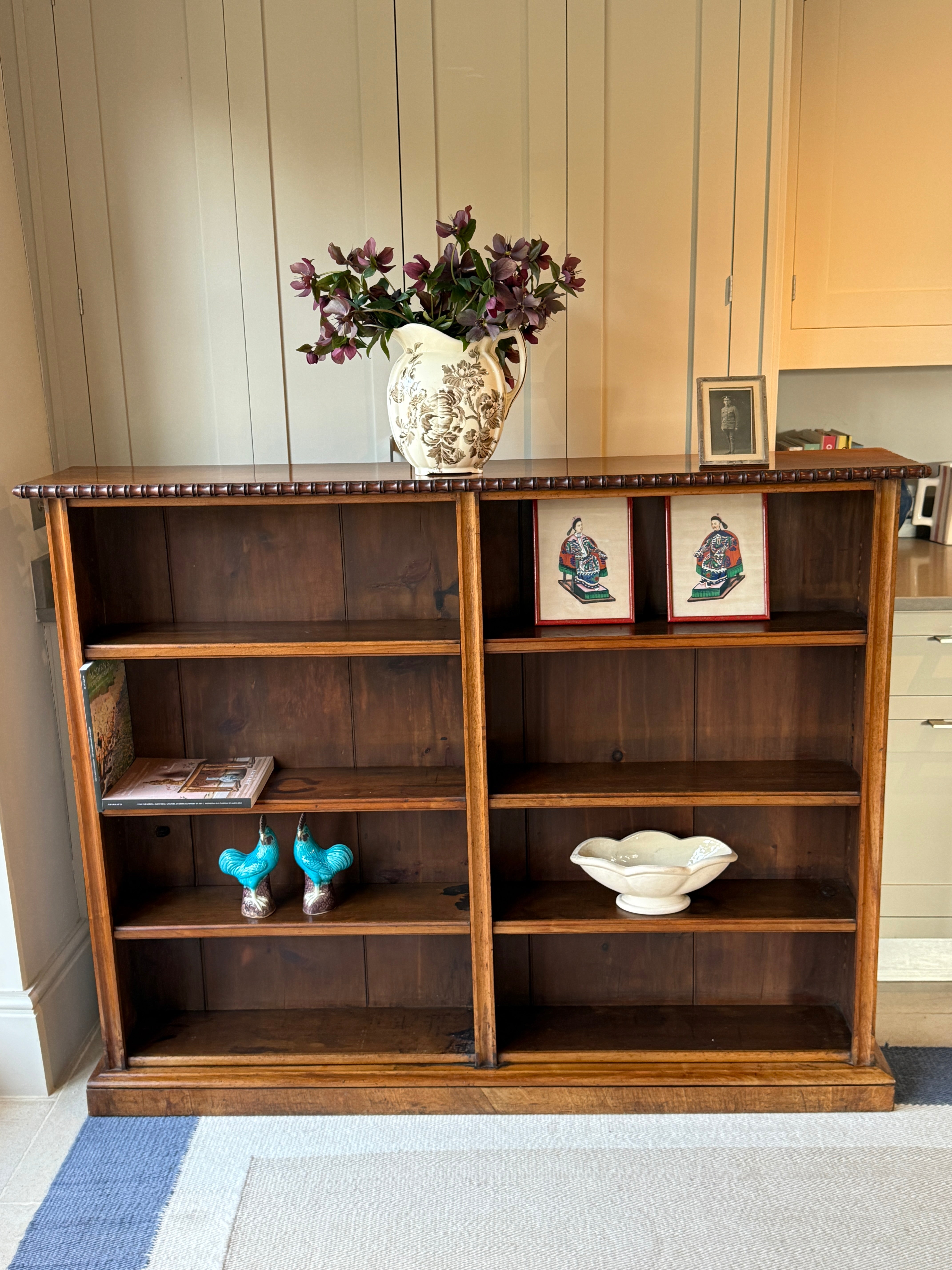 English Walnut Bookcase
