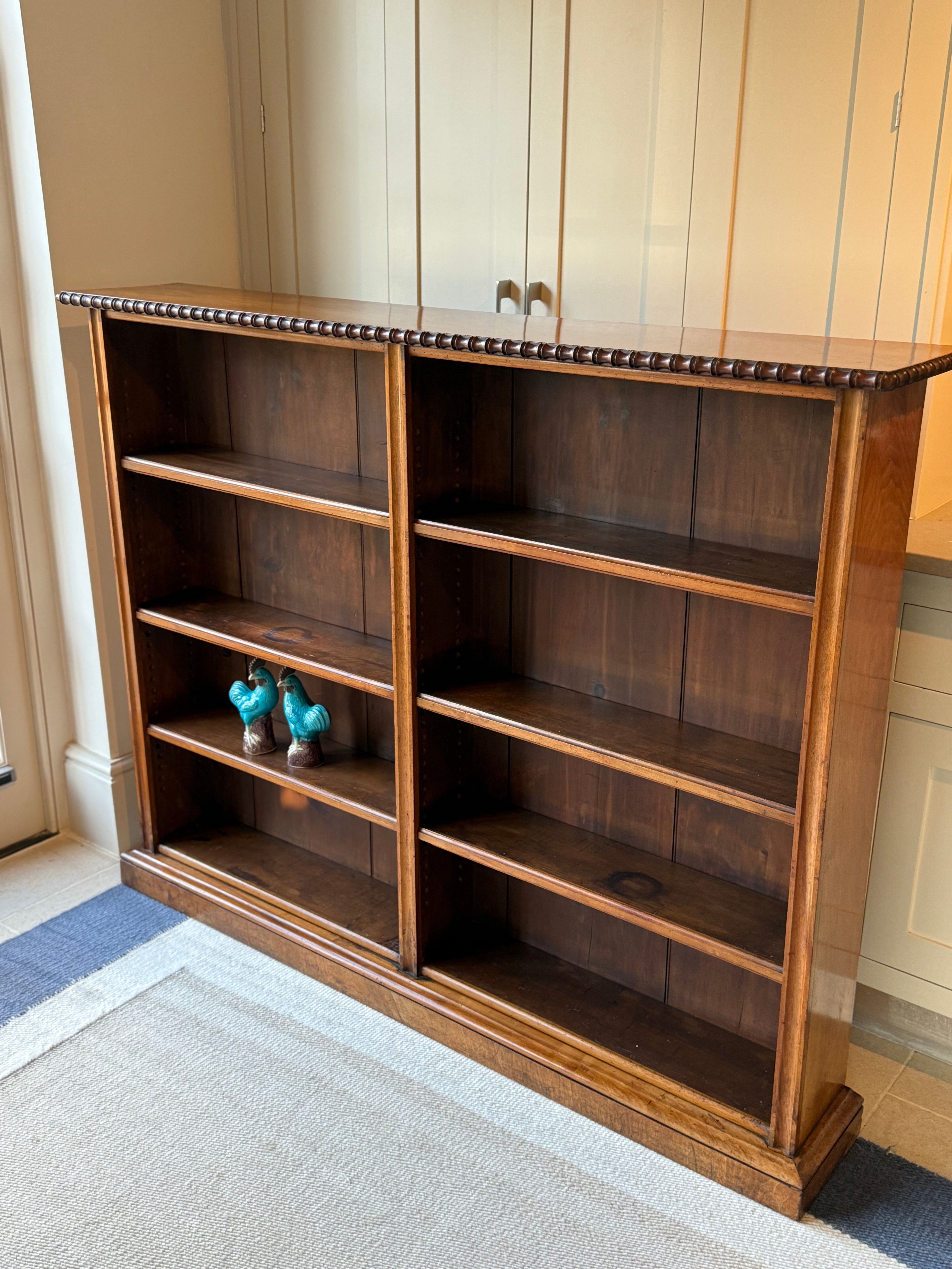 English Walnut Bookcase