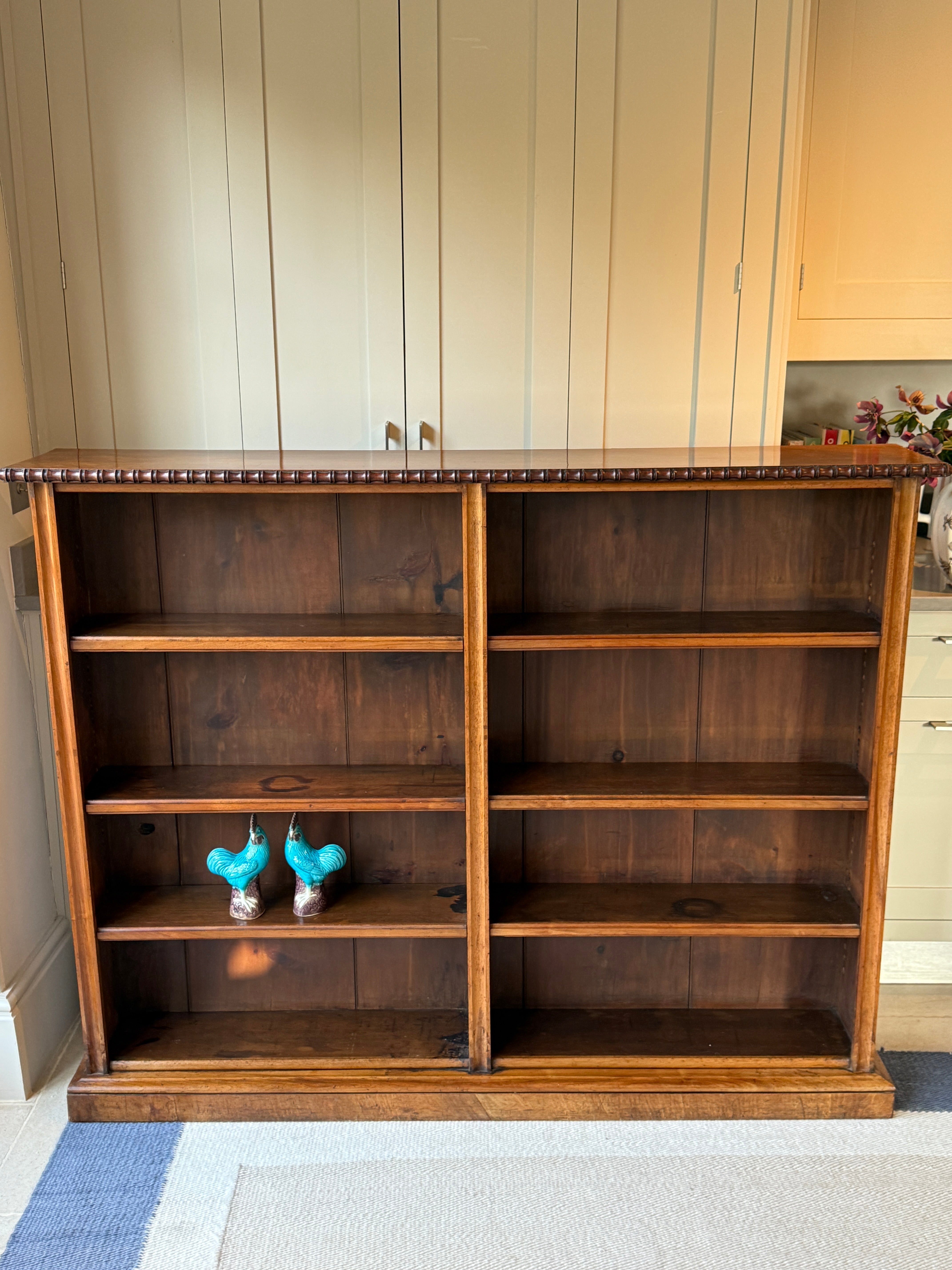English Walnut Bookcase
