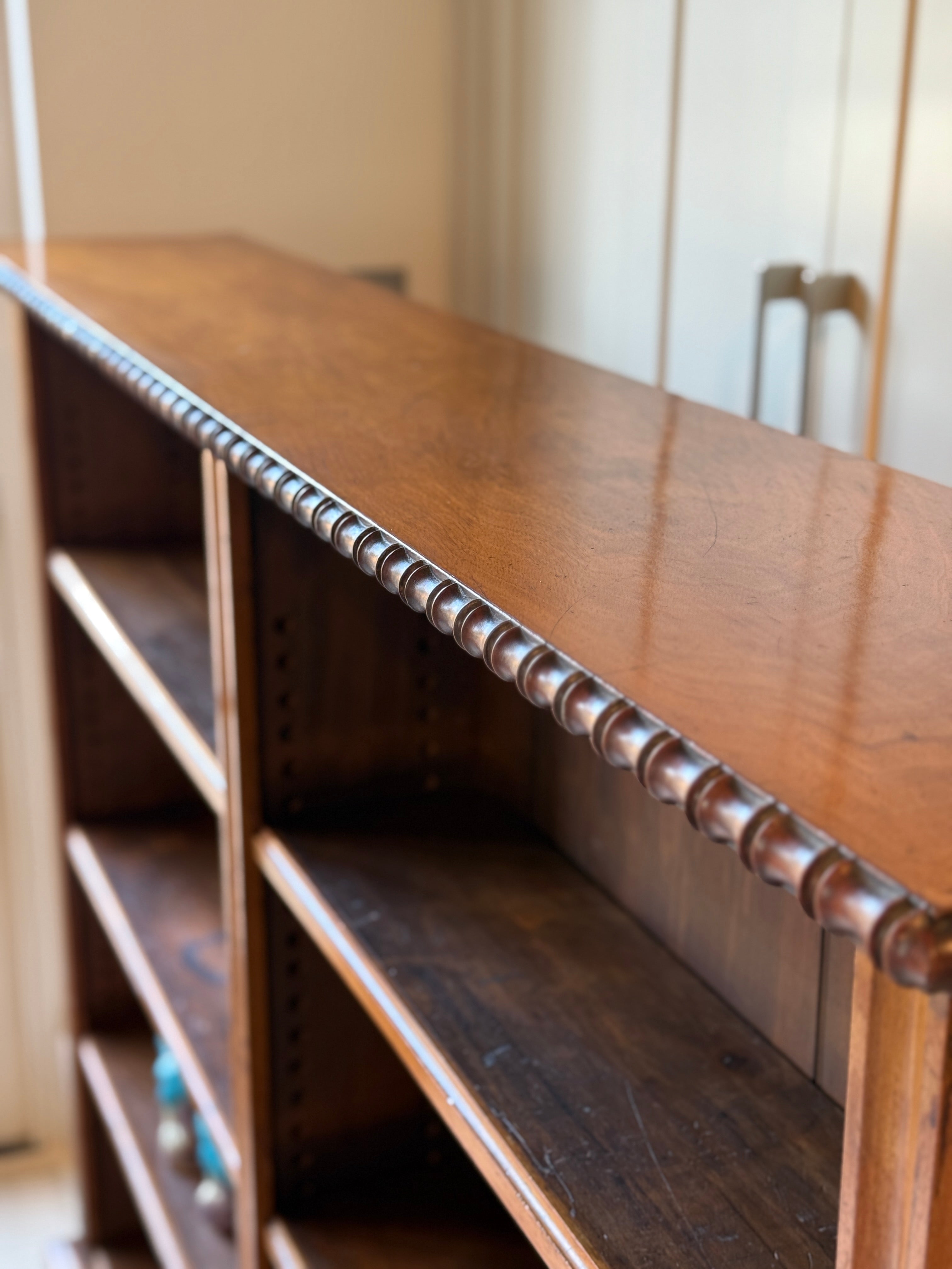 English Walnut Bookcase