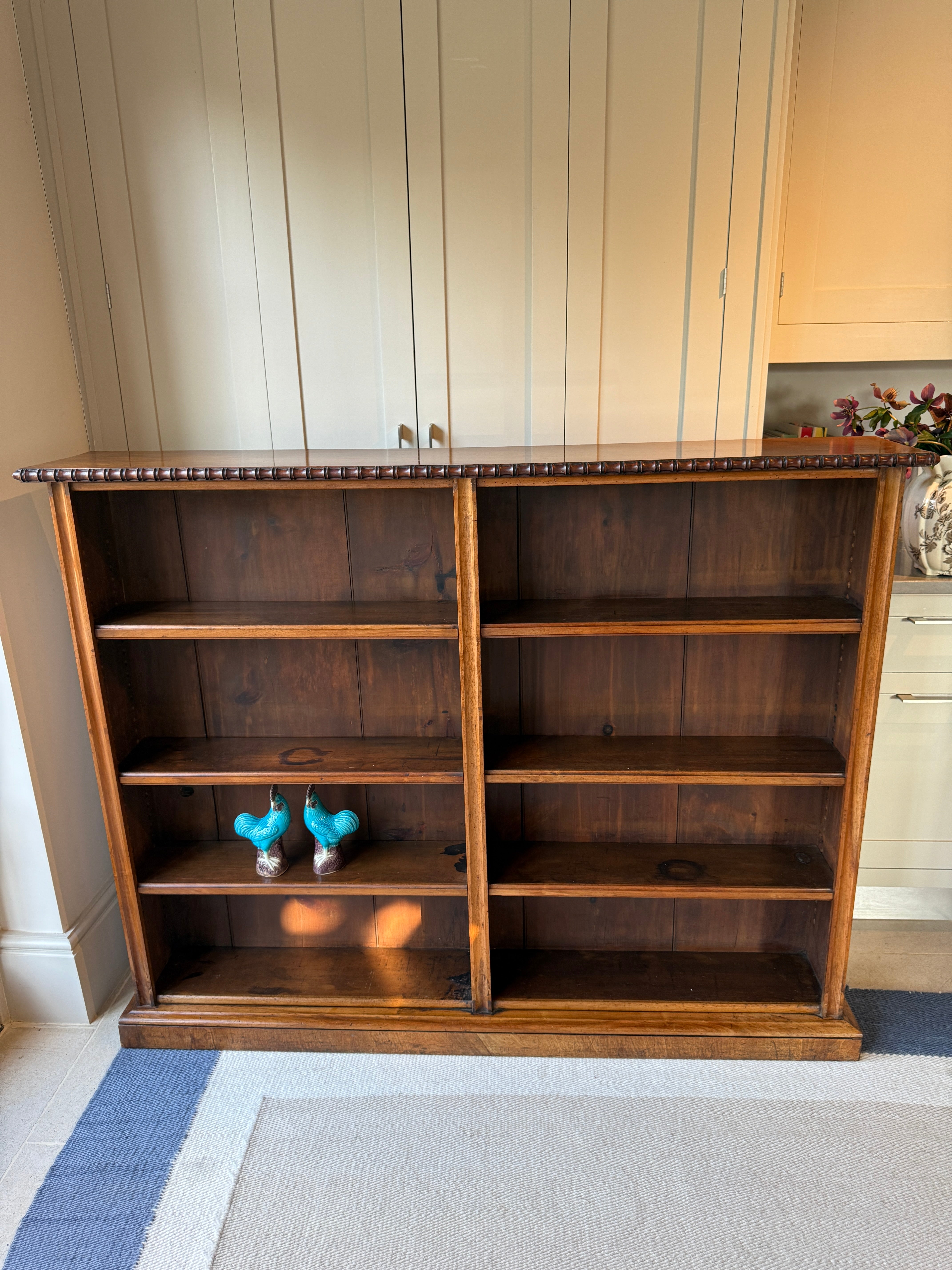 English Walnut Bookcase
