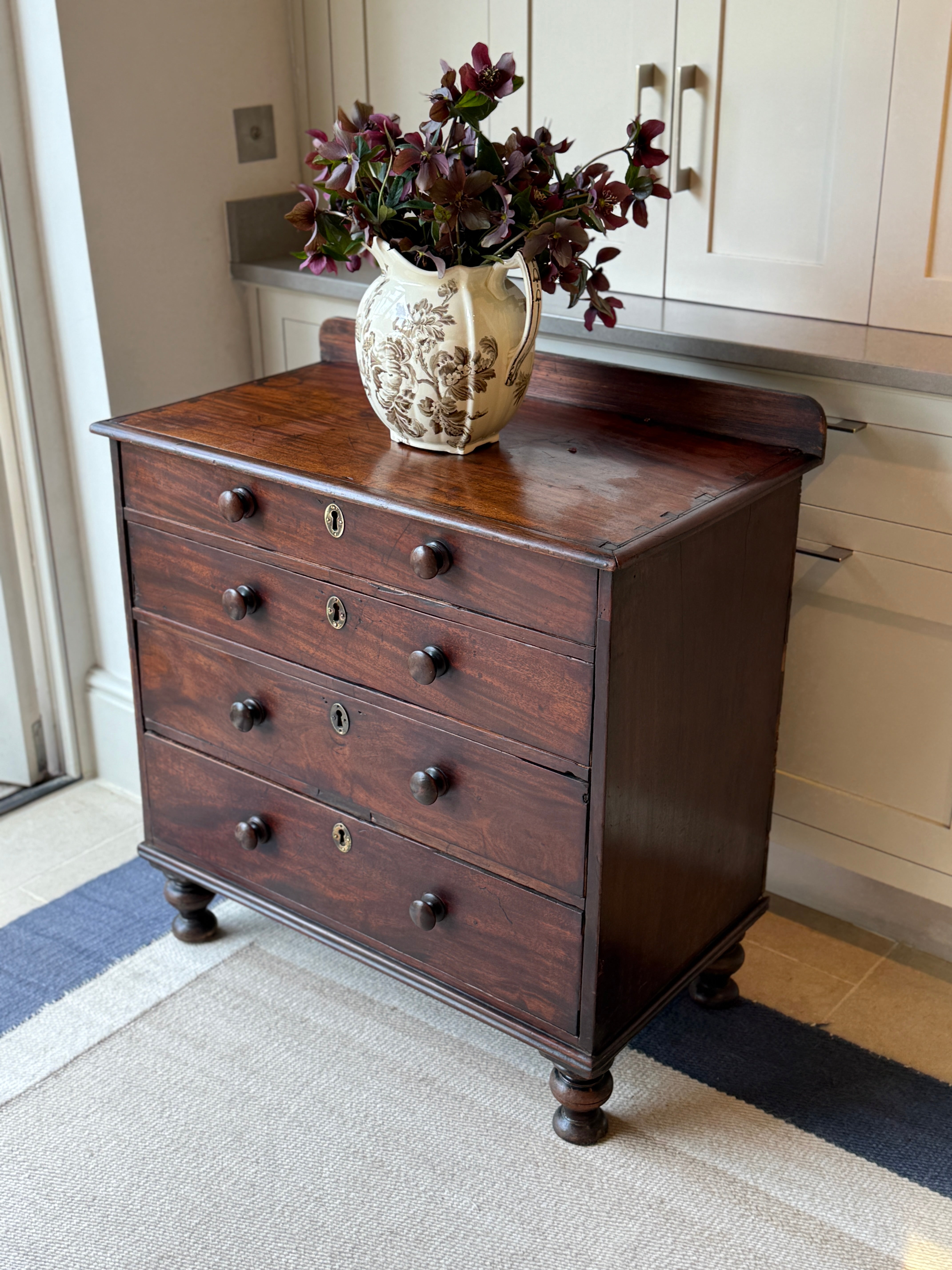 Small English Oak Chest of Drawers