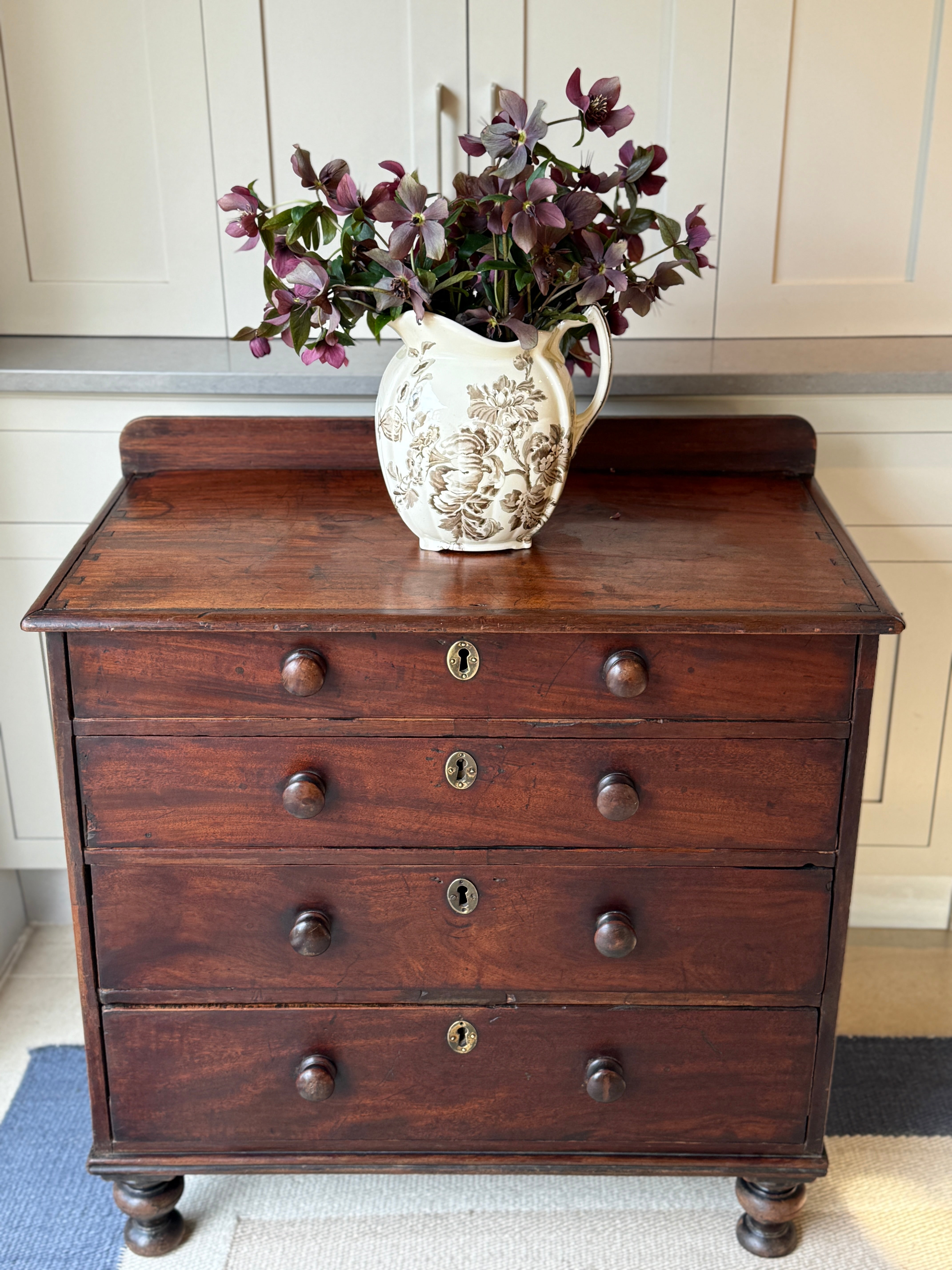 Small English Oak Chest of Drawers