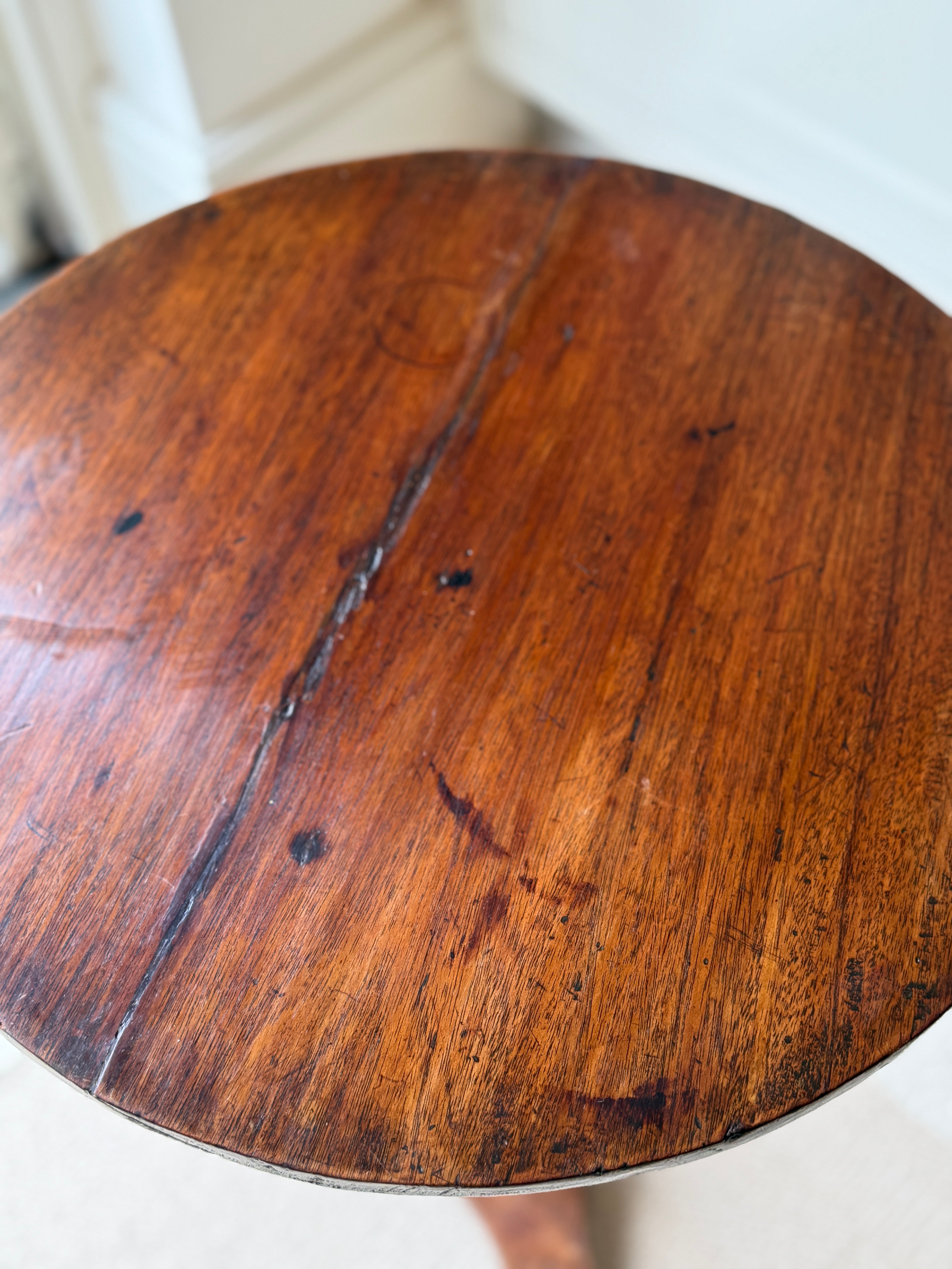 Small Mahogany Tripod Table