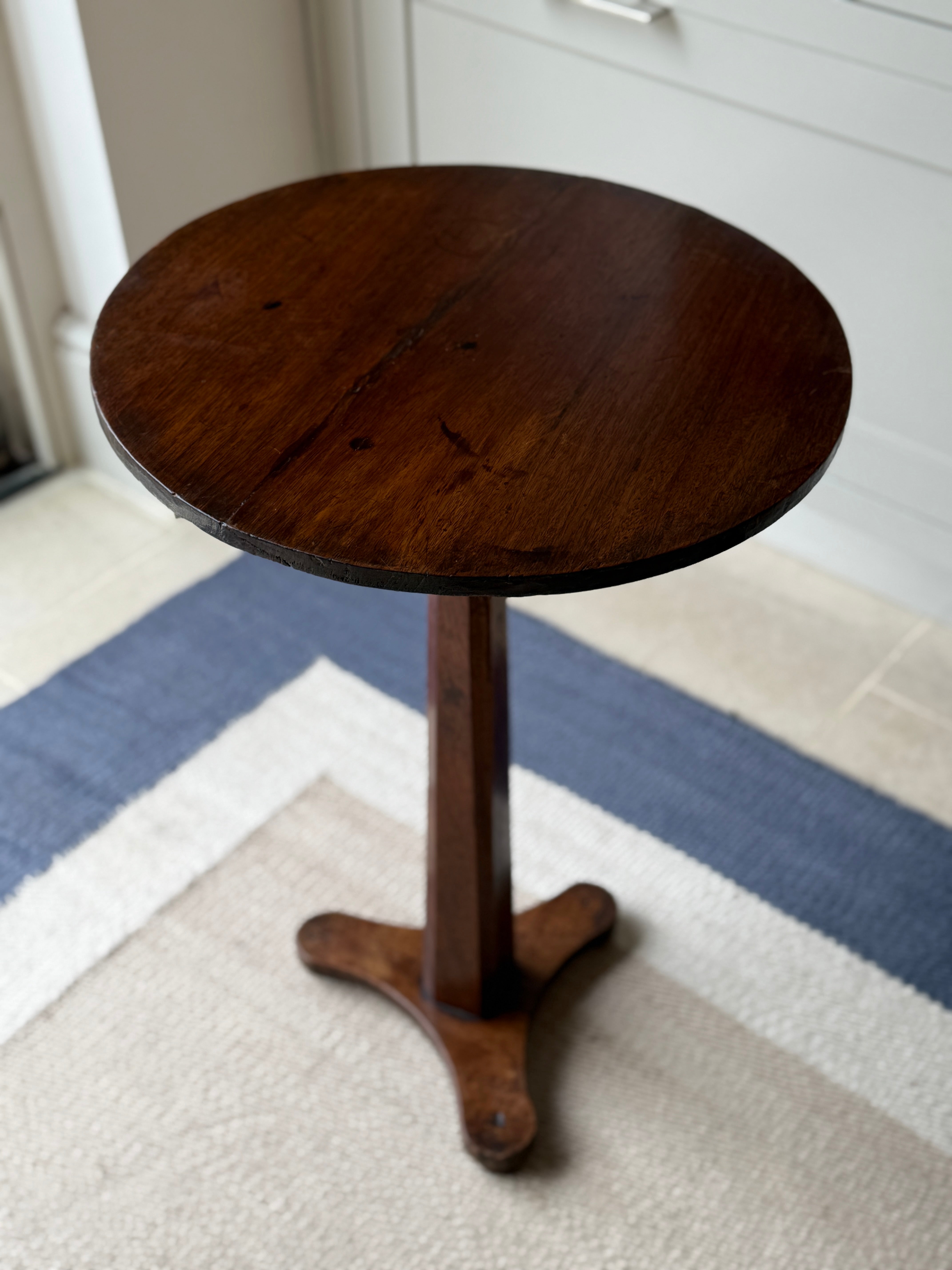 Small Mahogany Tripod Table