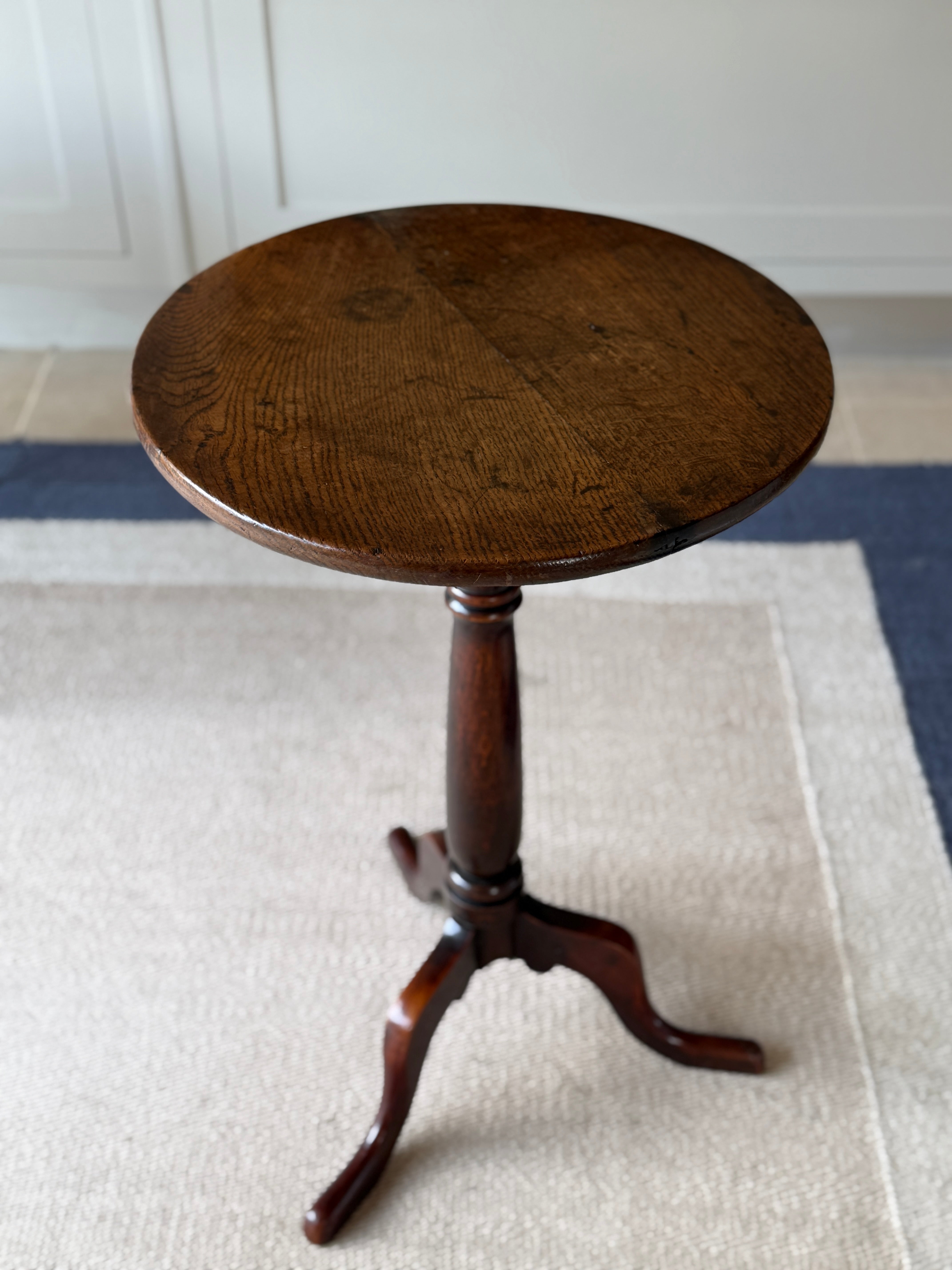 Dark Oak Tripod Table