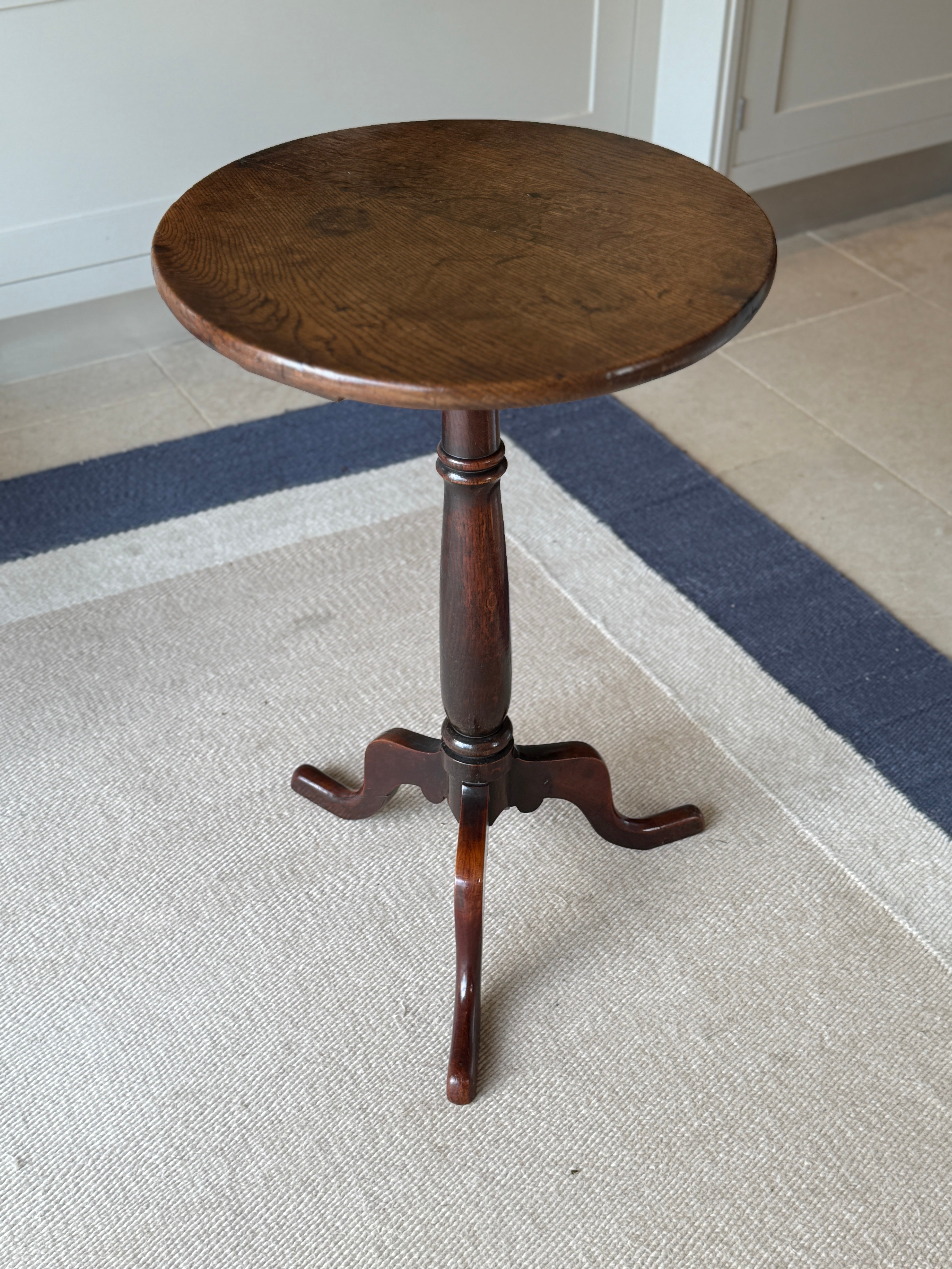 Dark Oak Tripod Table