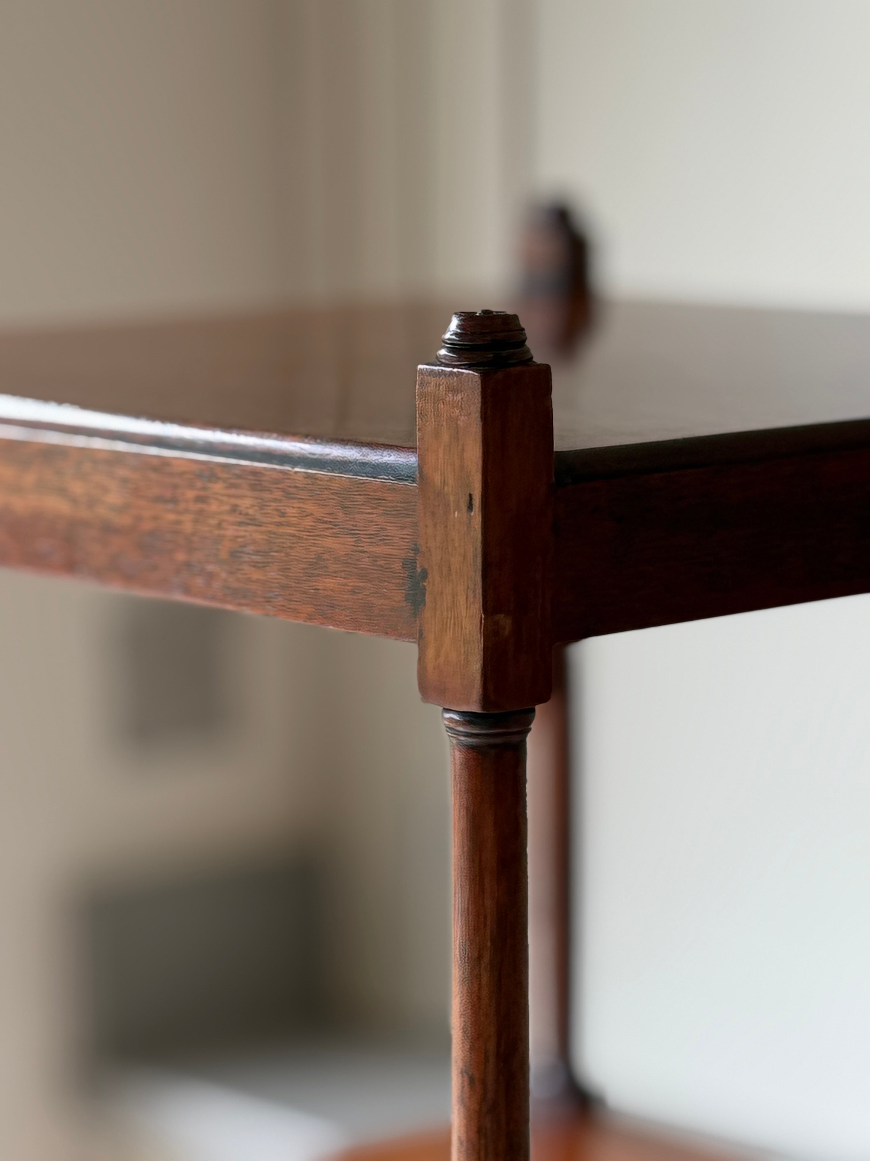 4 Tier Regency Mahogany Whatnot