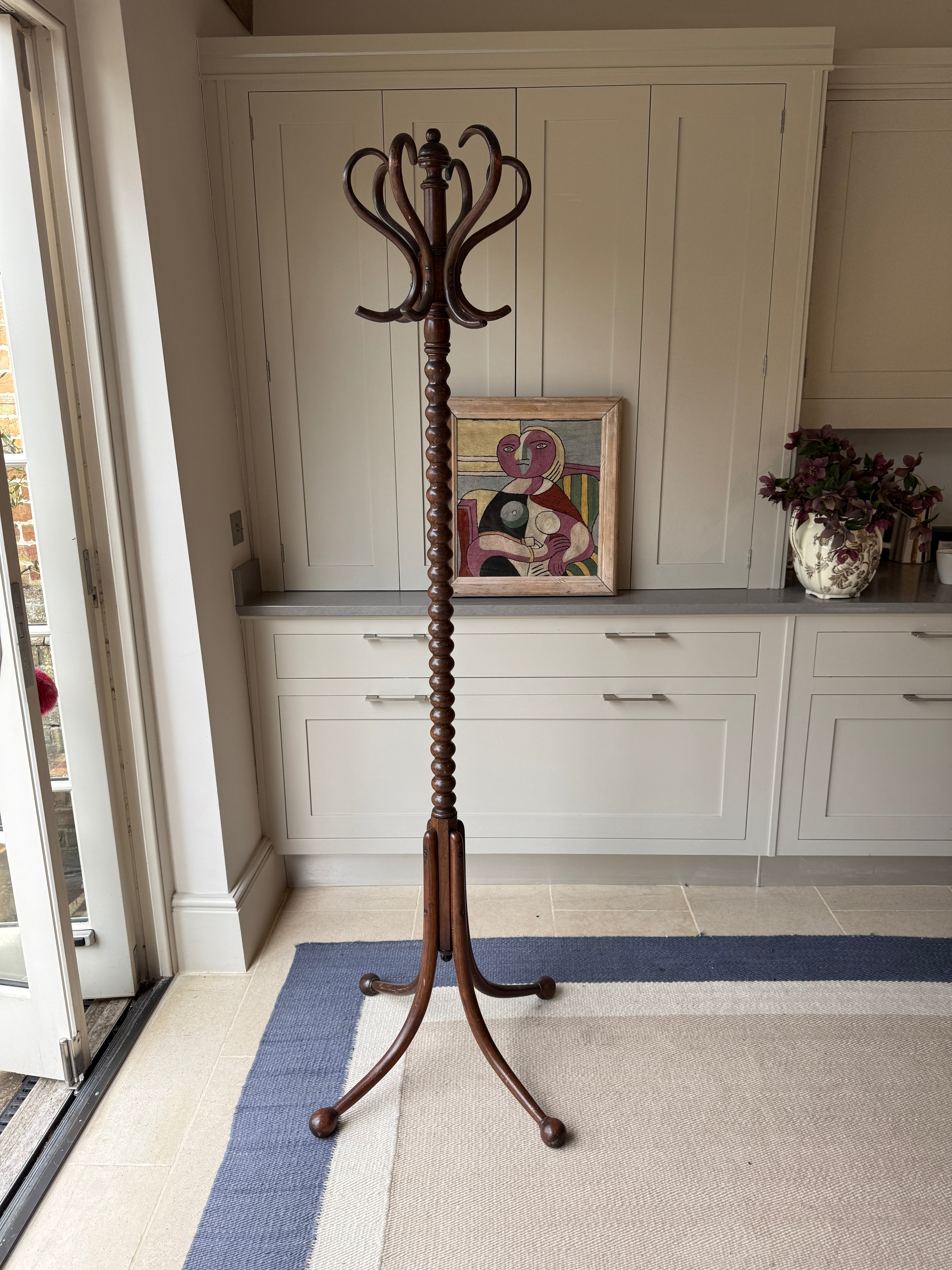 French Bobbin Coat Stand
