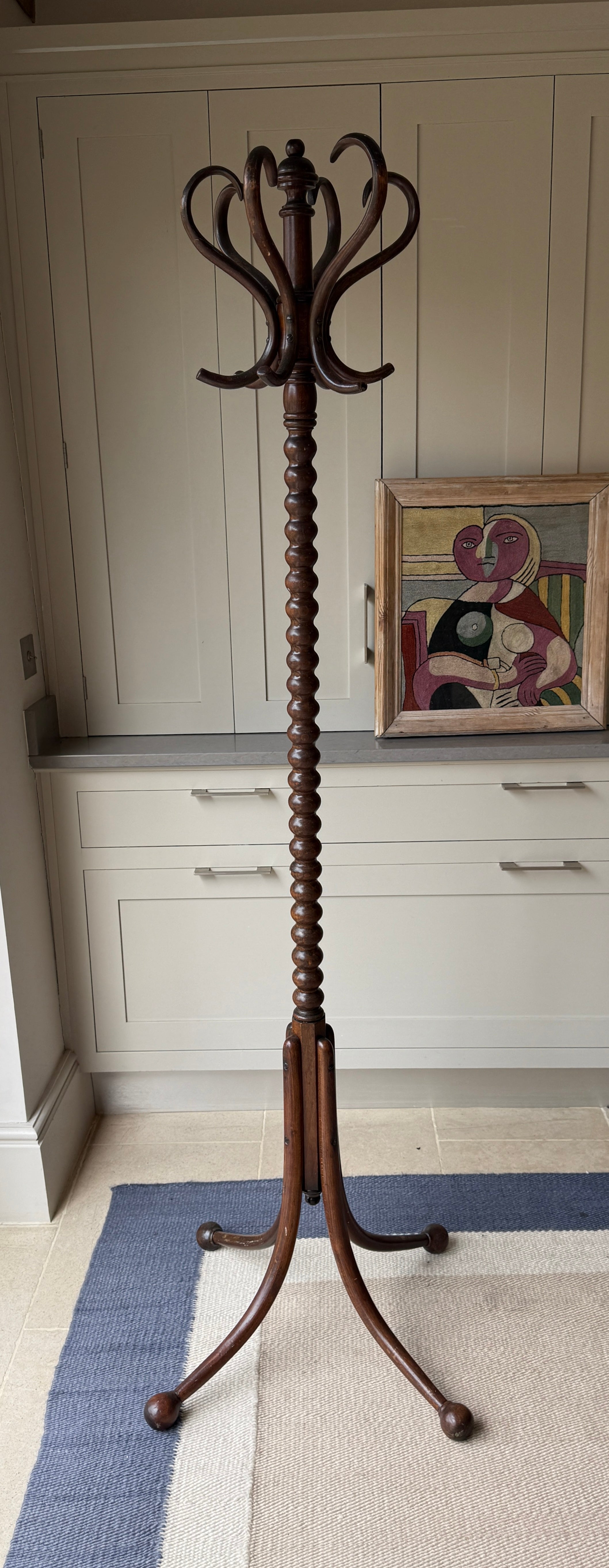 French Bobbin Coat Stand