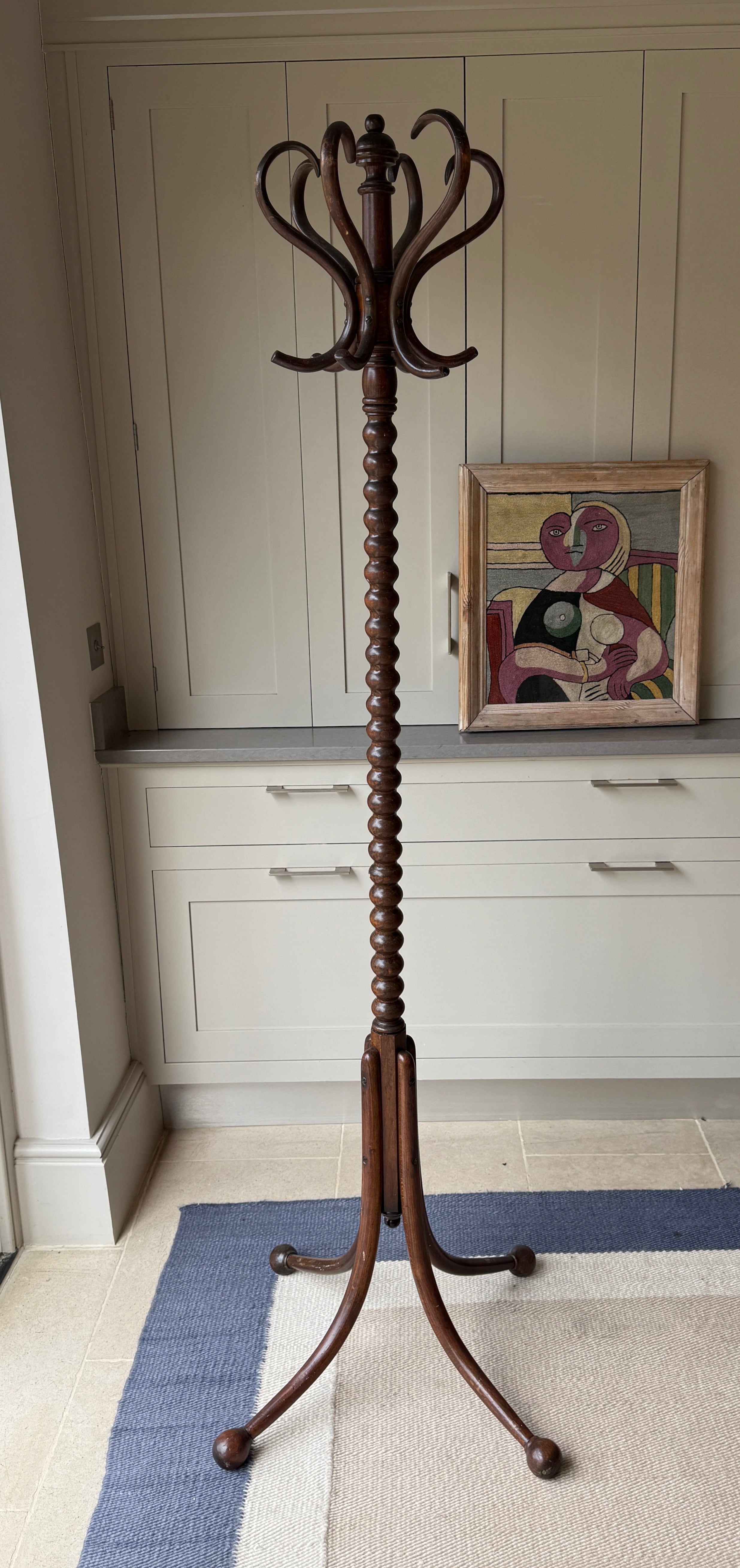 French Bobbin Coat Stand