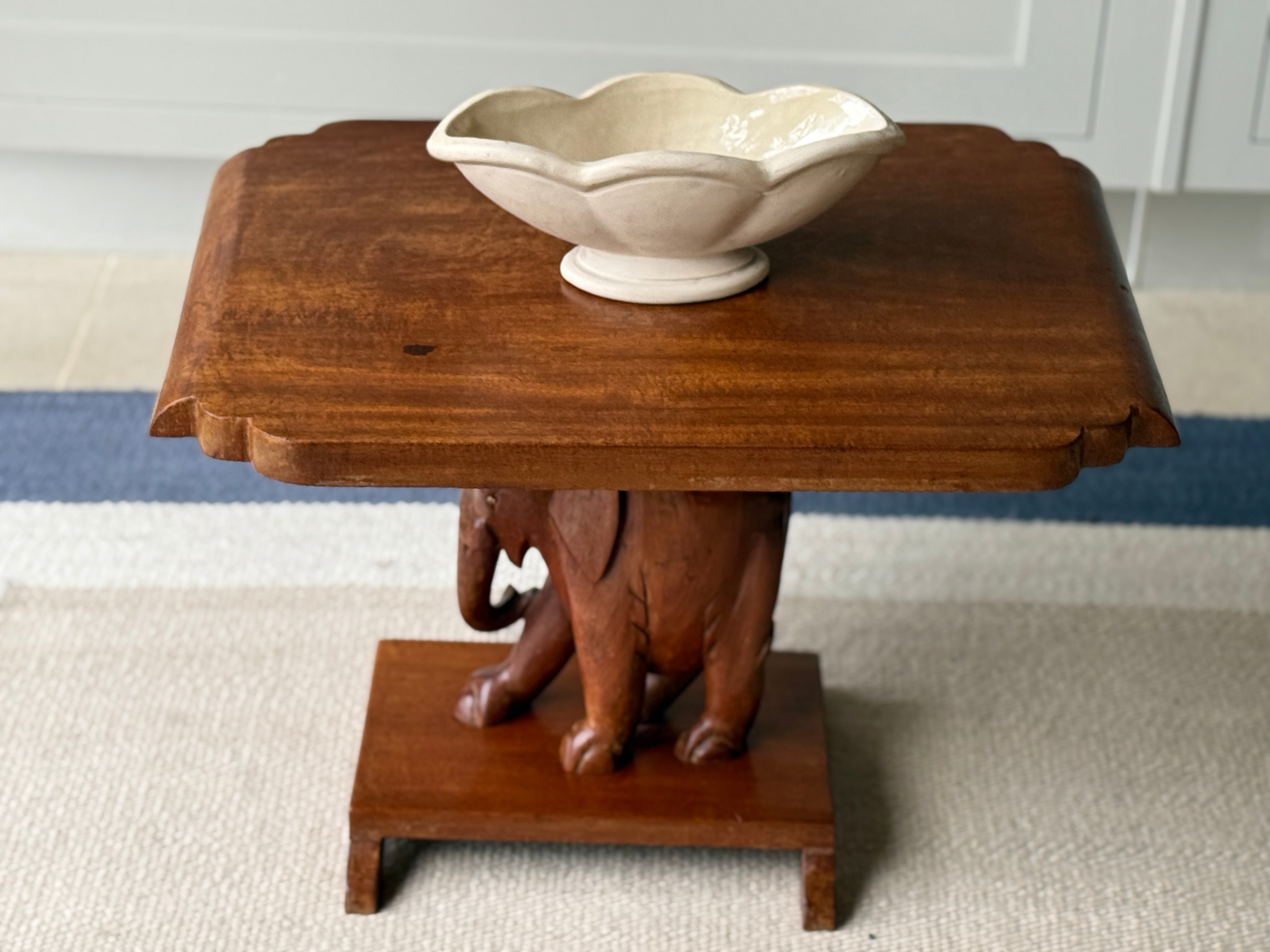 Fruitwood Elephant Table