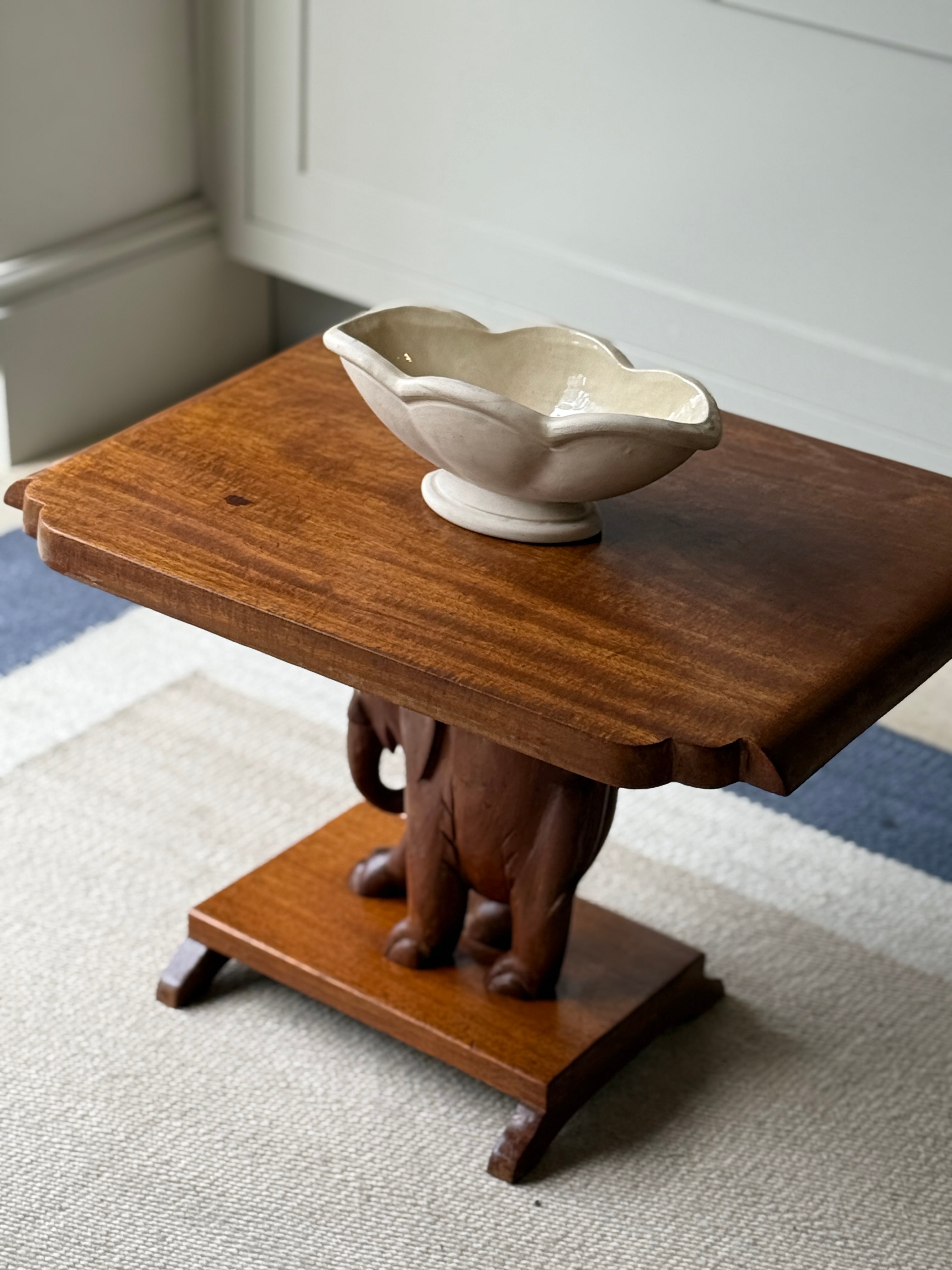 Fruitwood Elephant Table