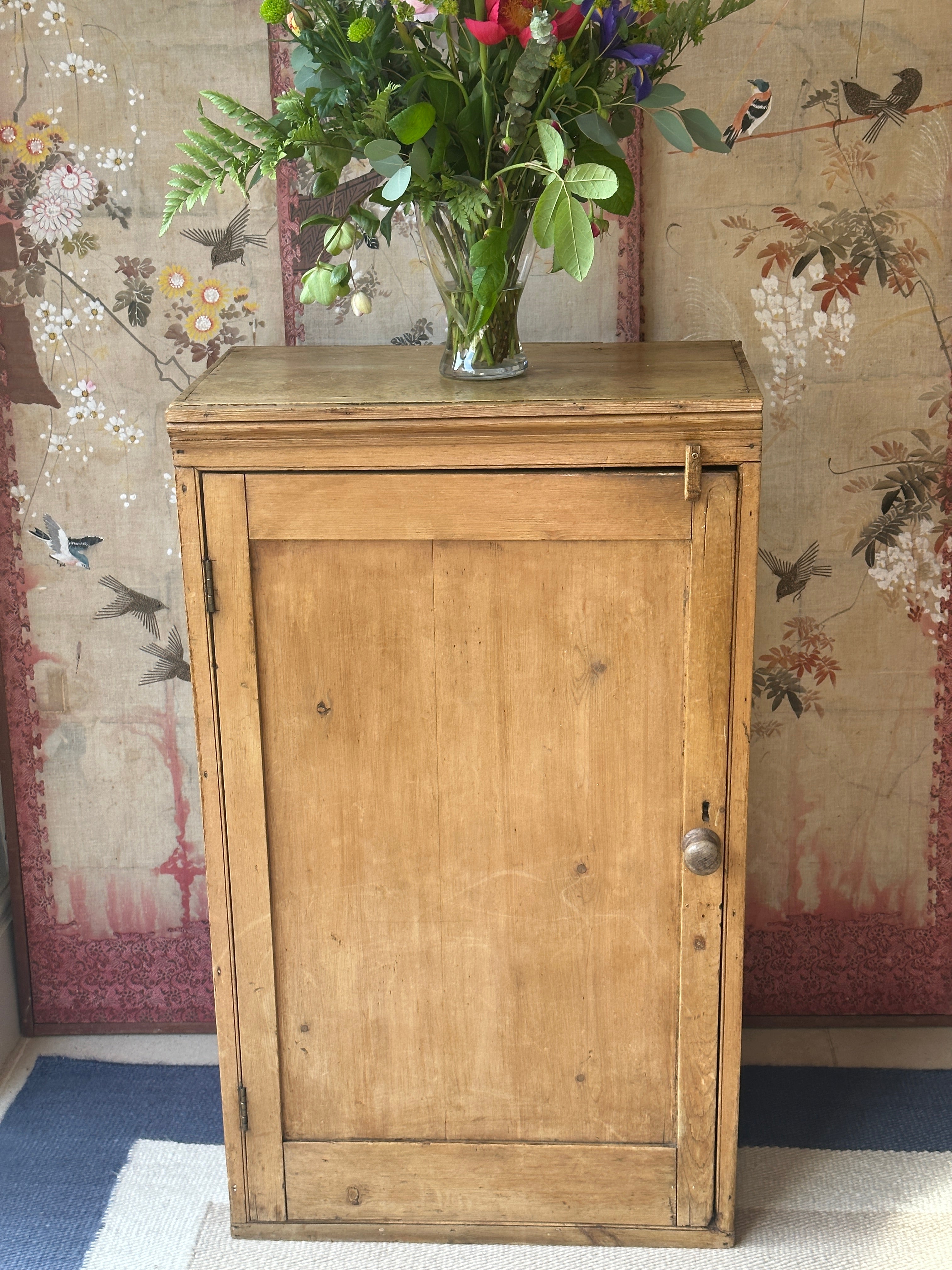 Small Antique Pine Cupboard