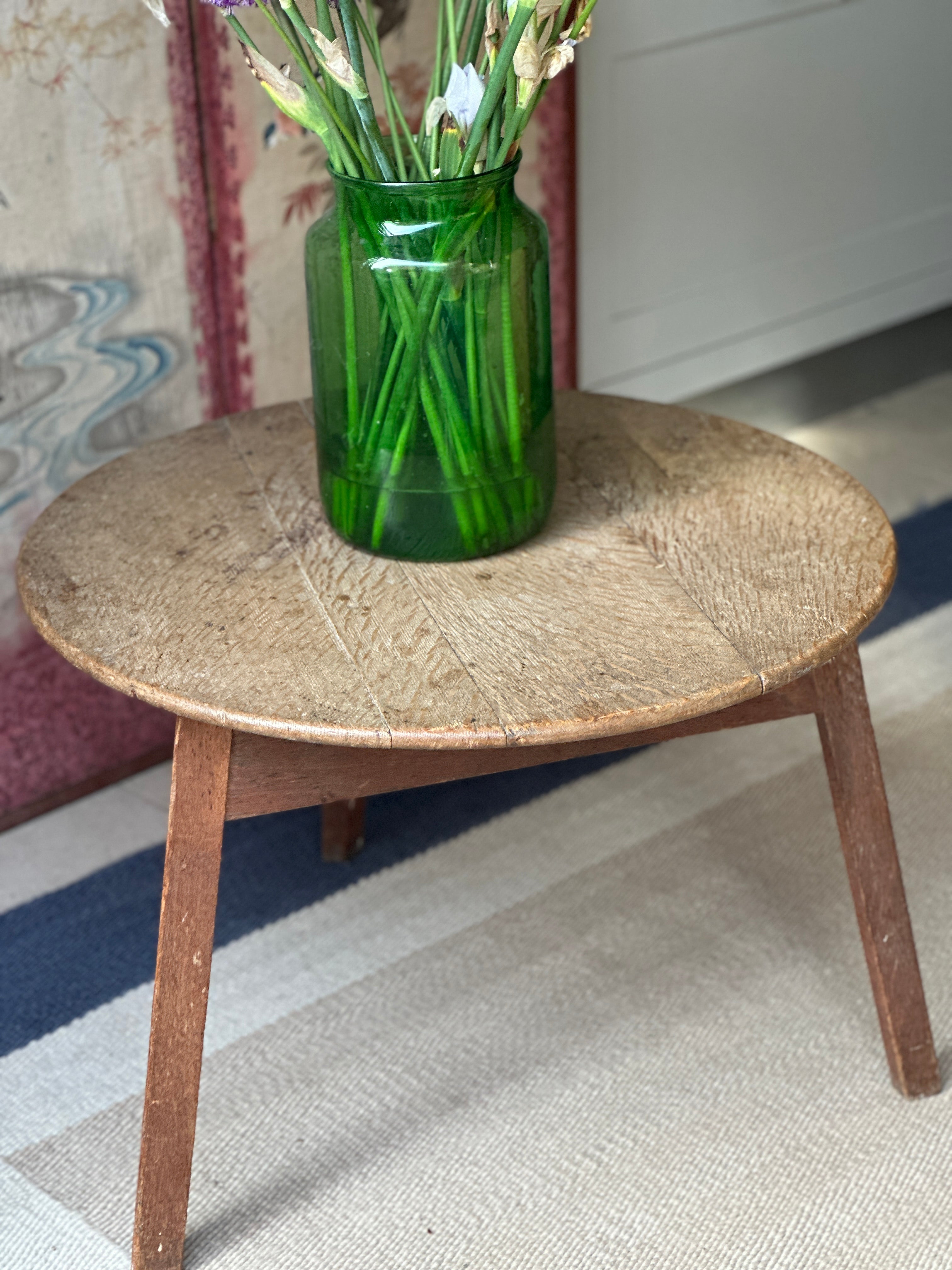 Faded Oak Cricket Table