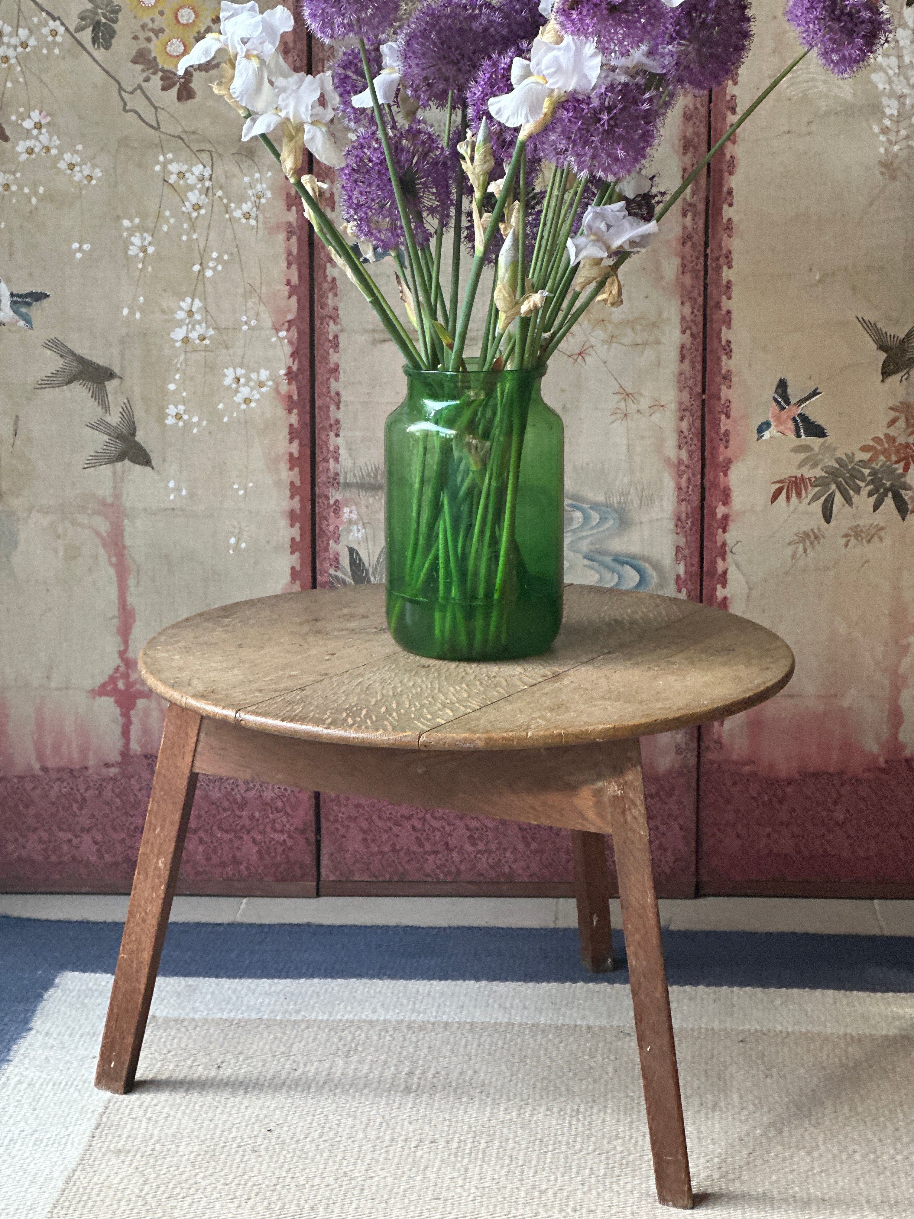 Faded Oak Cricket Table