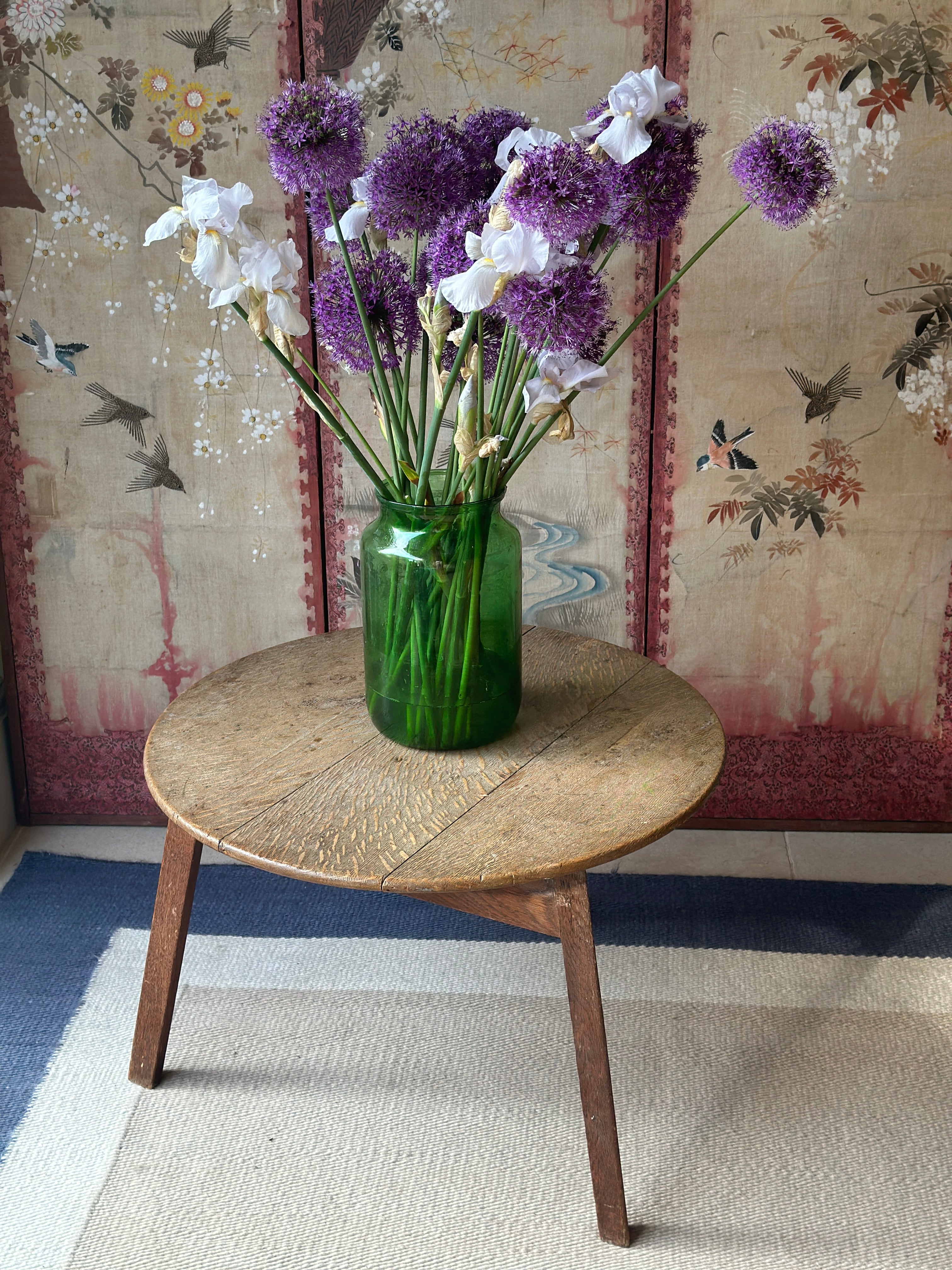 Faded Oak Cricket Table