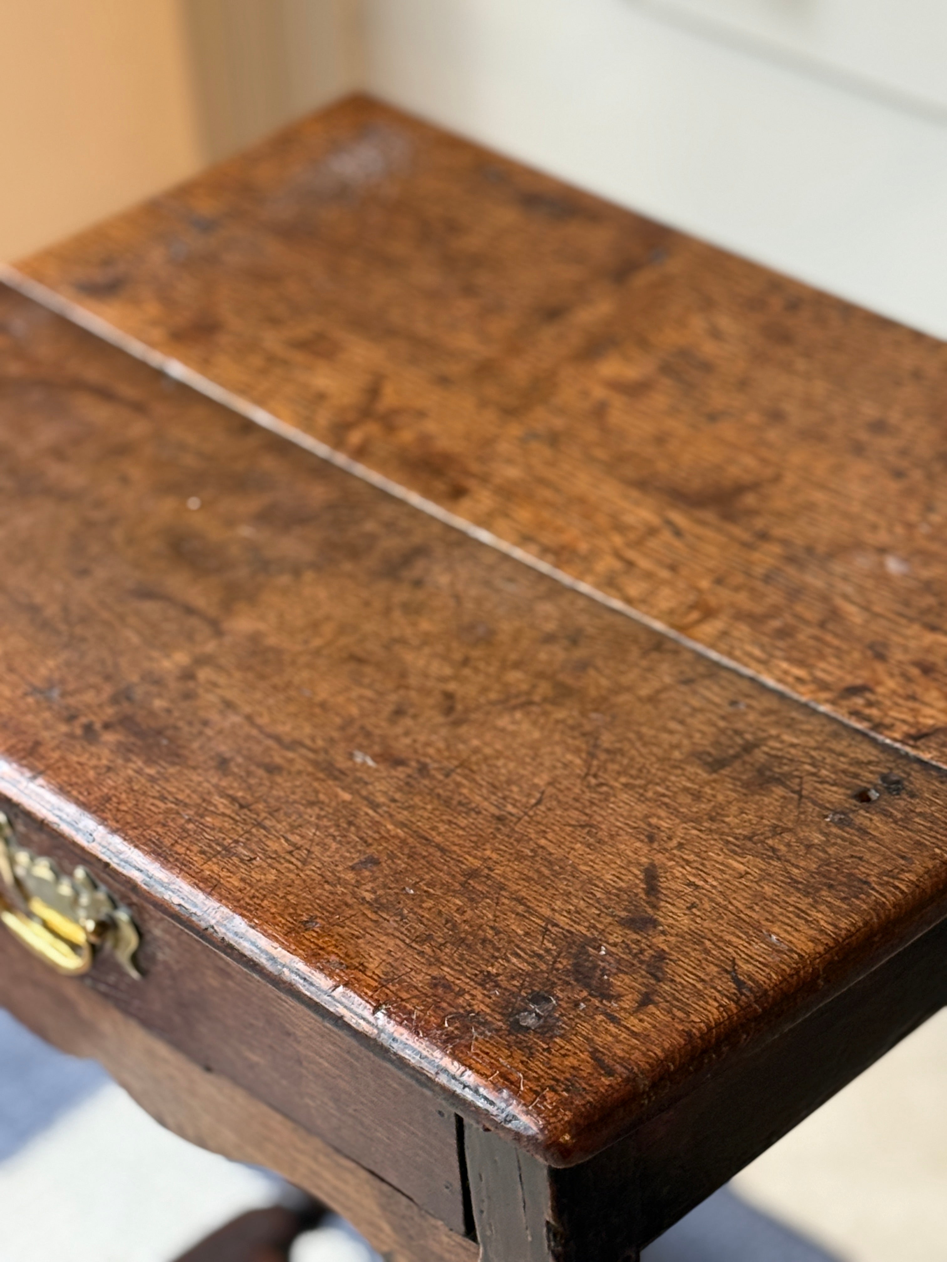 Small English Oak Side Table