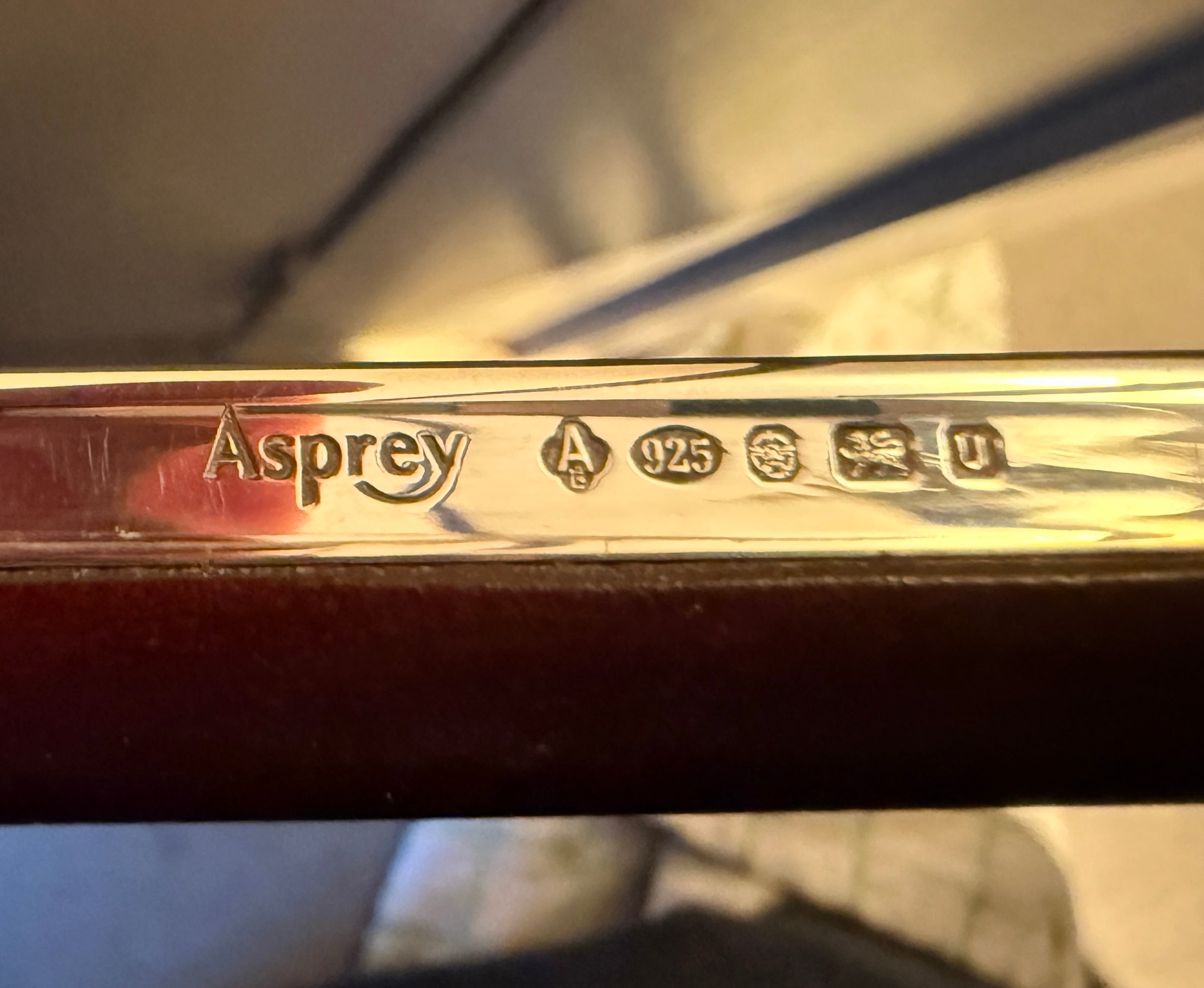 Large Vintage Asprey Silver Picture Frame (30cm by 25cm)