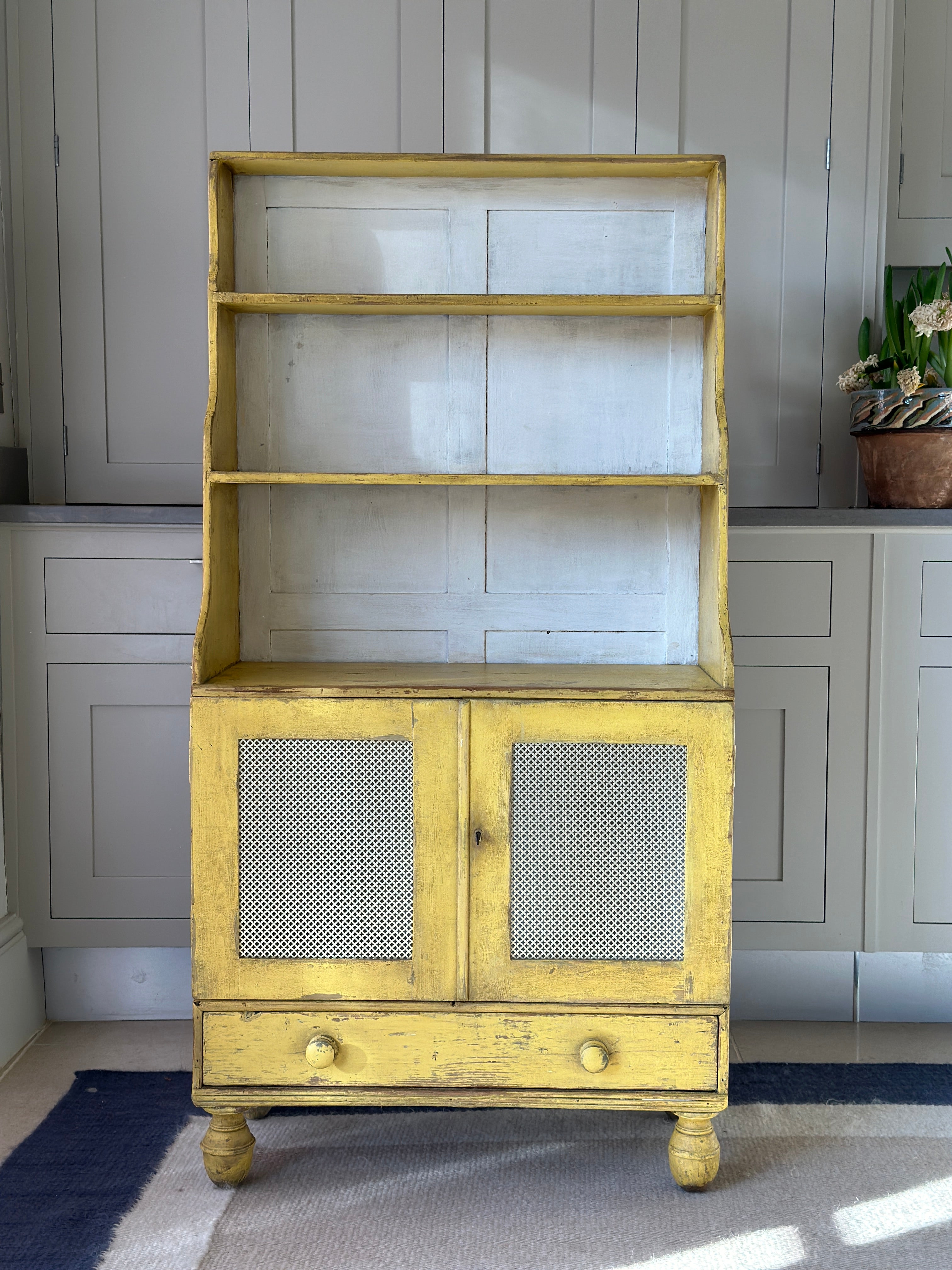 Charming 19th Century Waterfall Bookcase