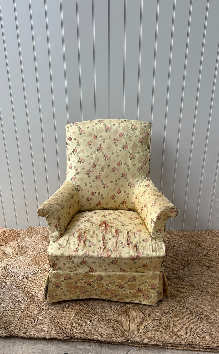 Single Floral Square Back