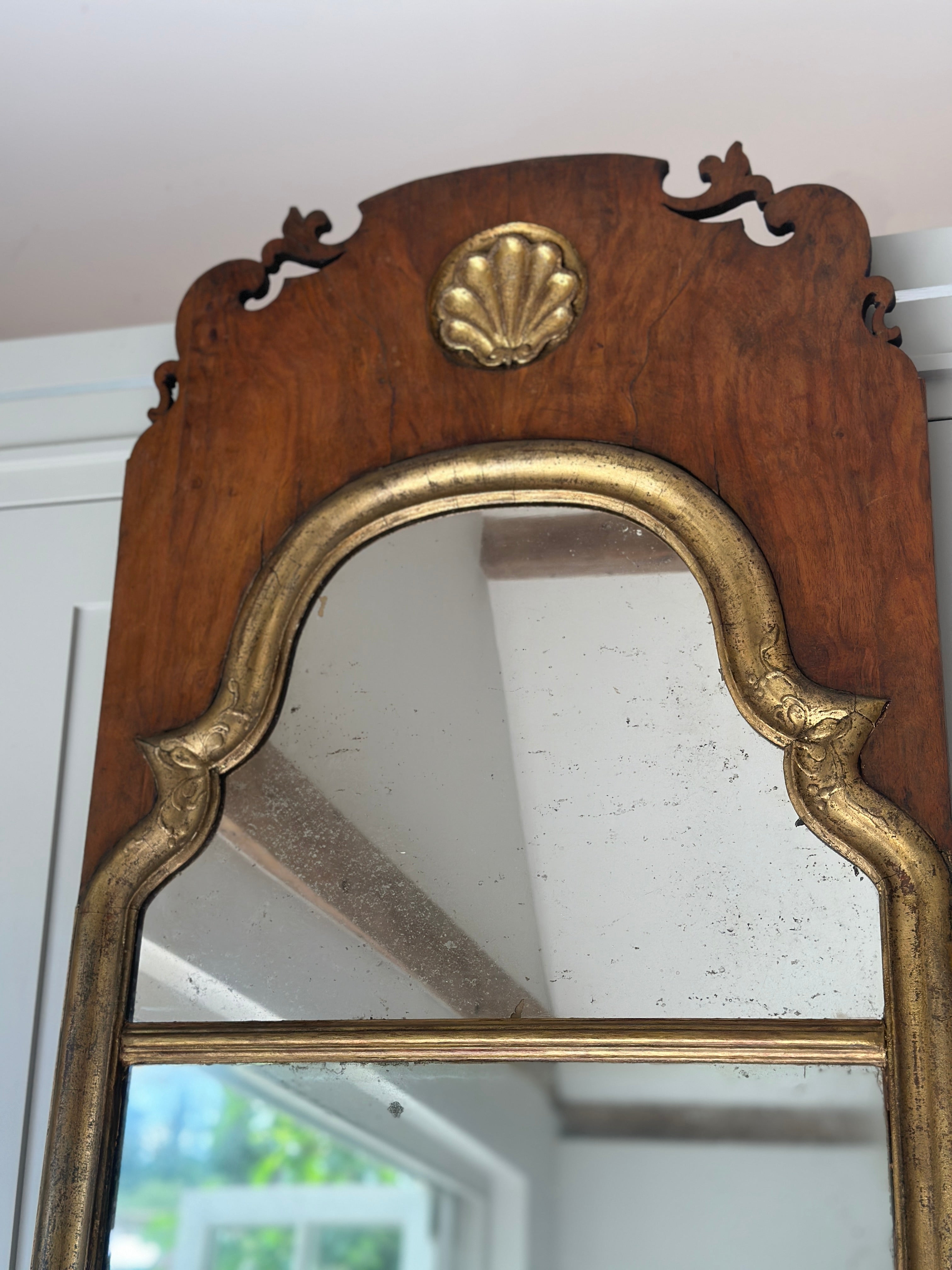 Large Stunning Fretwork Mirror dated 1684