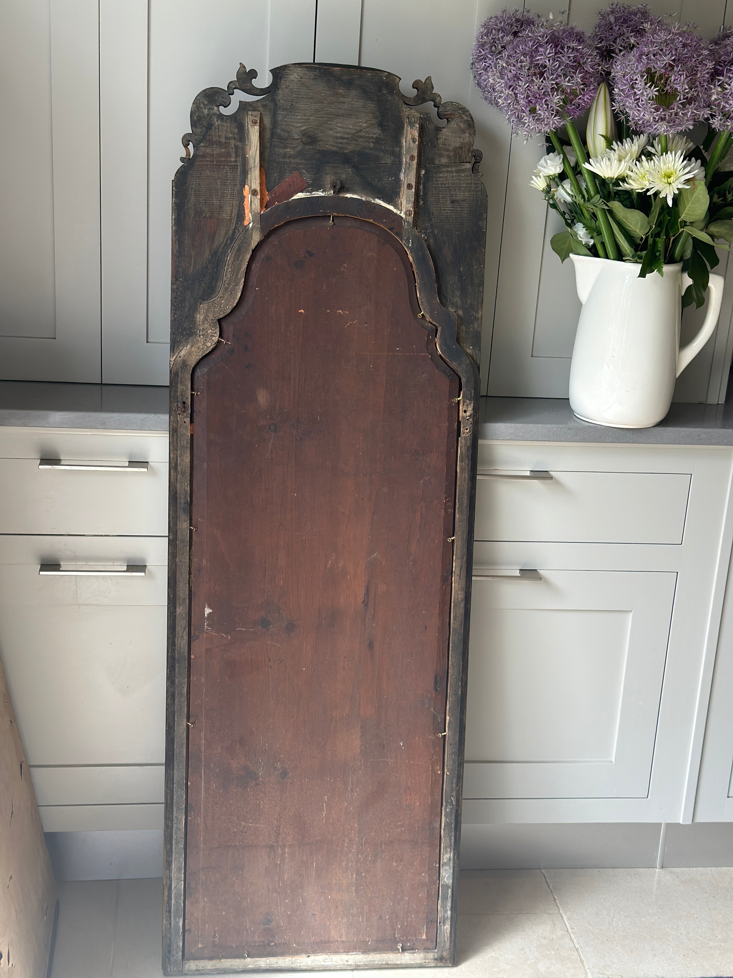 Large Stunning Fretwork Mirror dated 1684