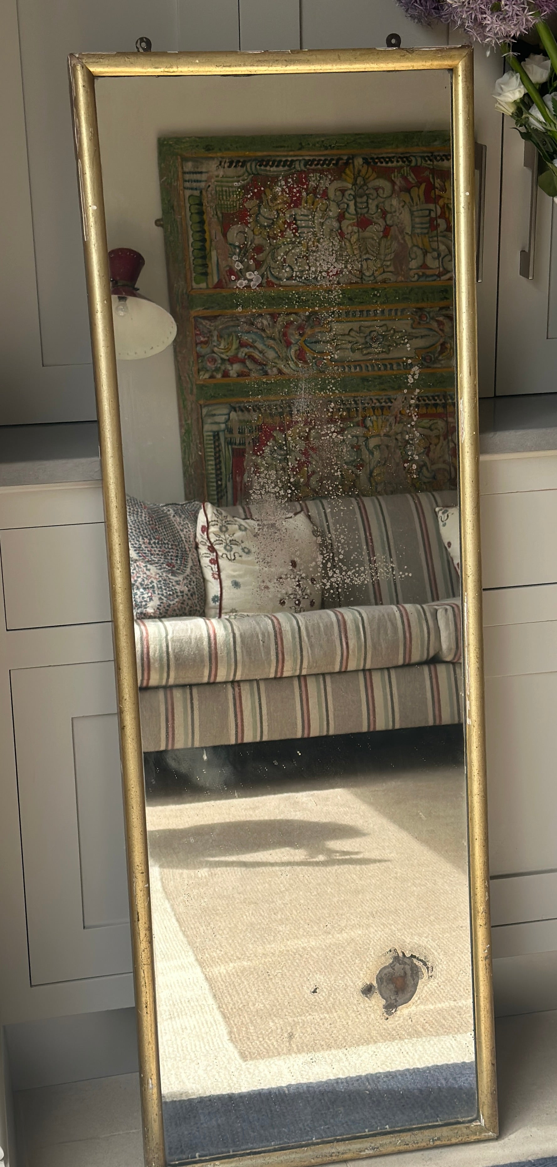Large Gilt Draper's Mirror