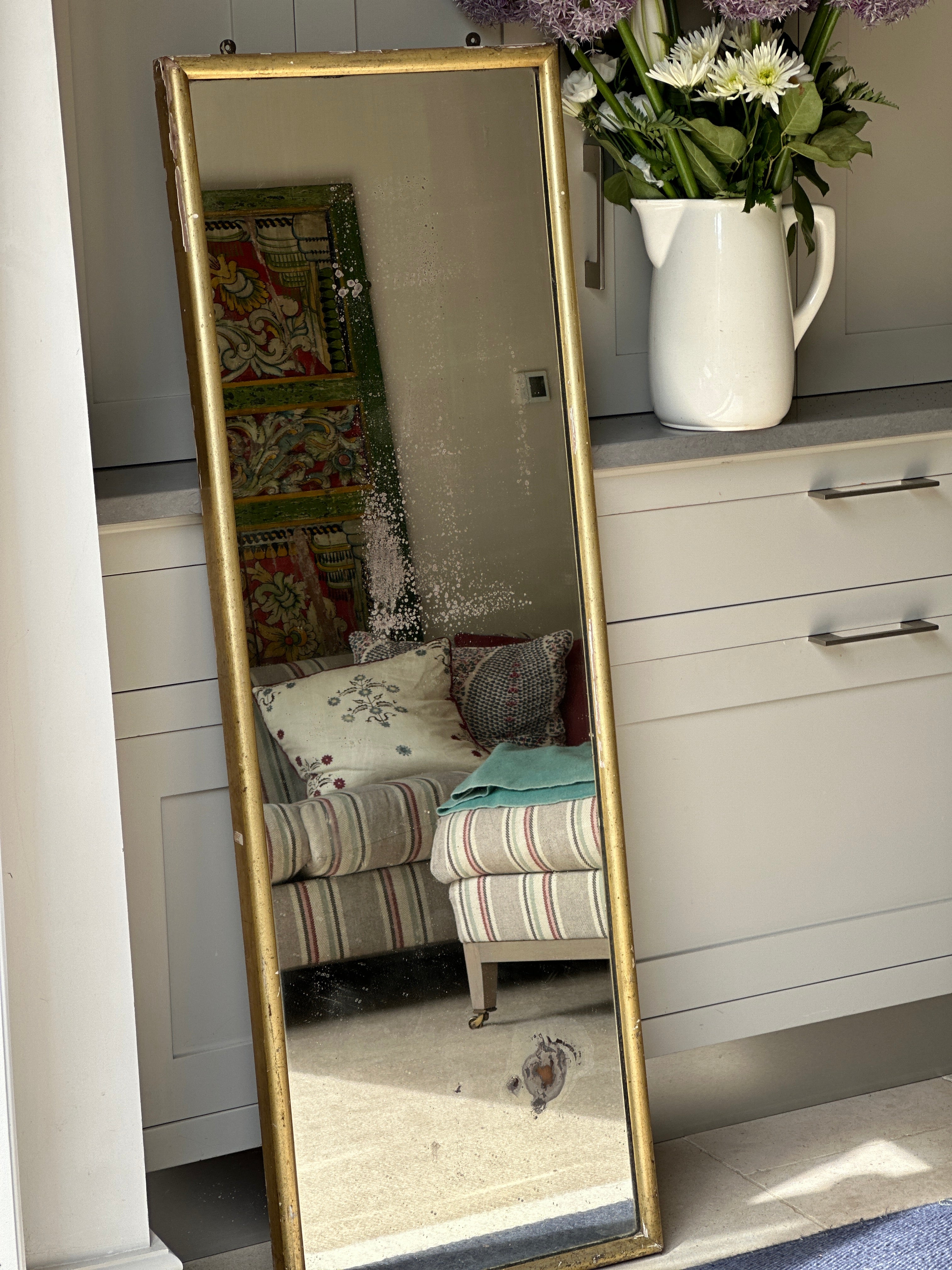 Large Gilt Draper's Mirror