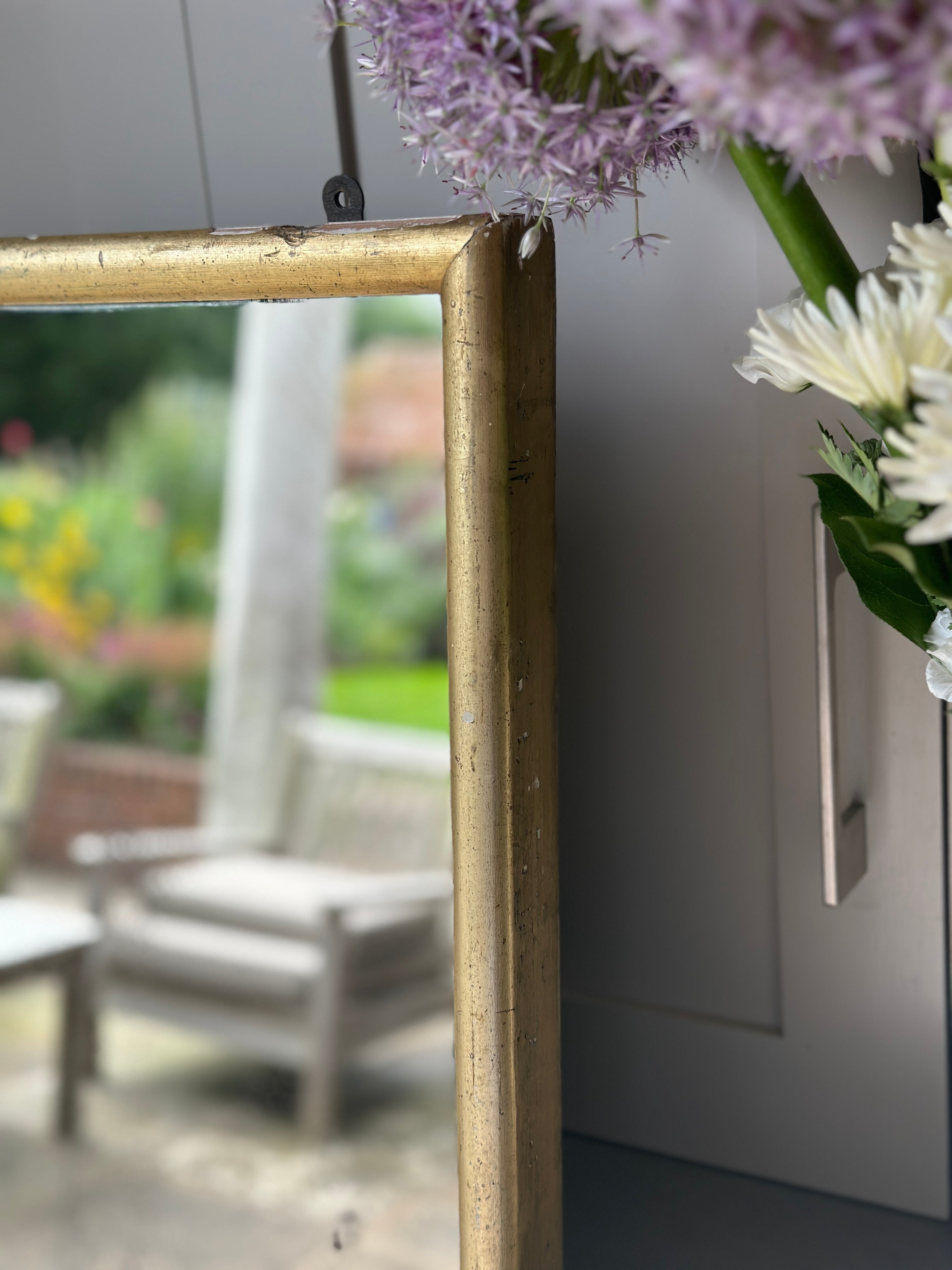 Large Gilt Draper's Mirror