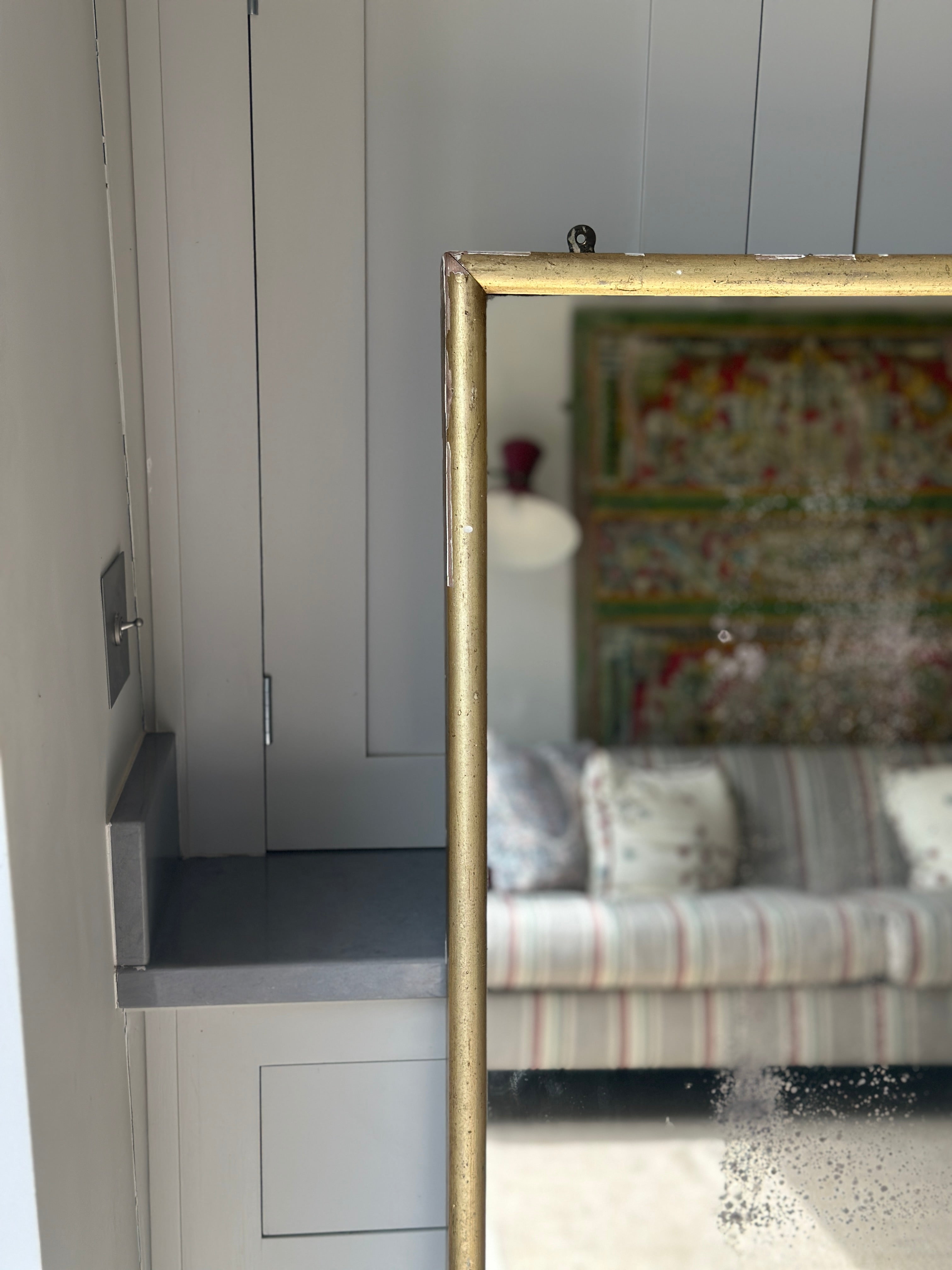 Large Gilt Draper's Mirror