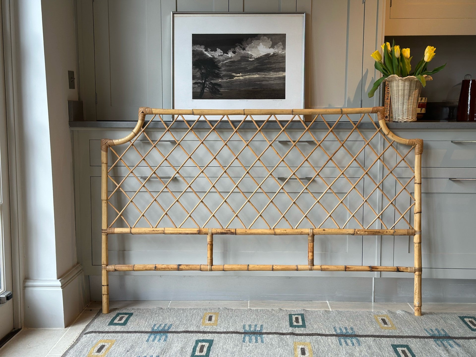 Cane Double Headboard