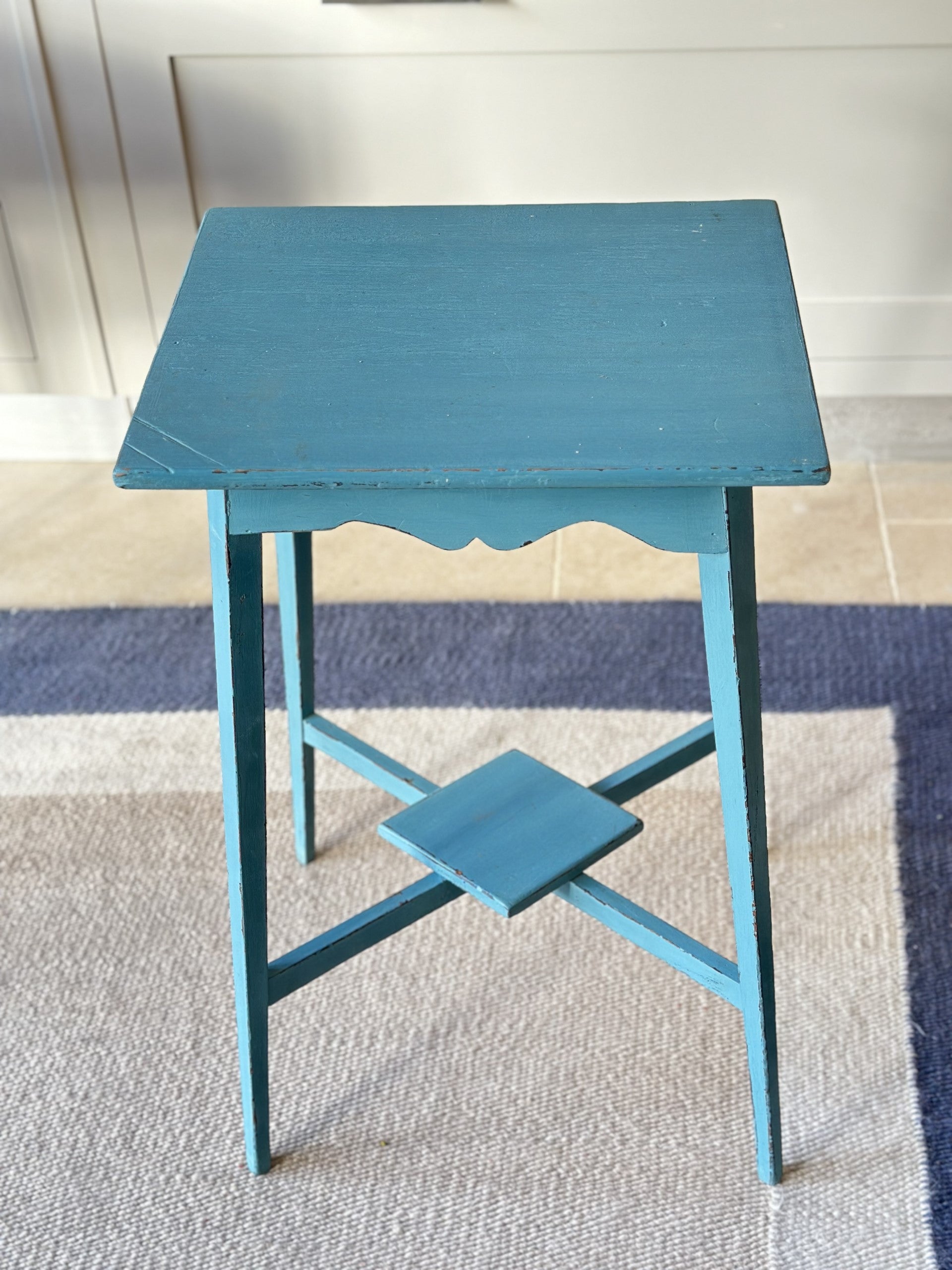 Blue Painted Aesthetic Movement Table