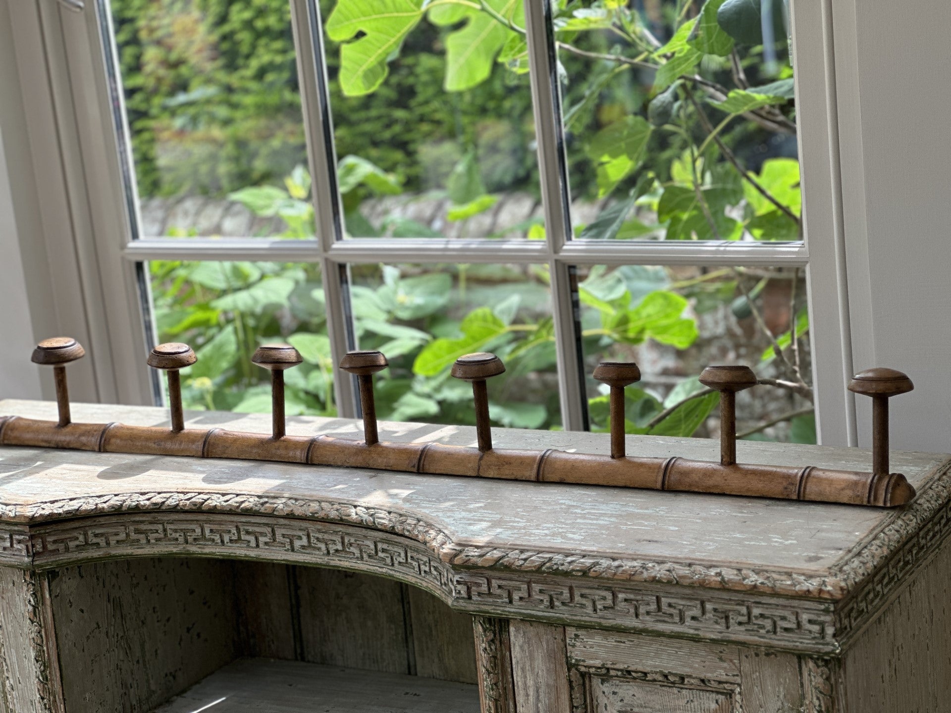 Long Faux Bamboo Coat Hooks