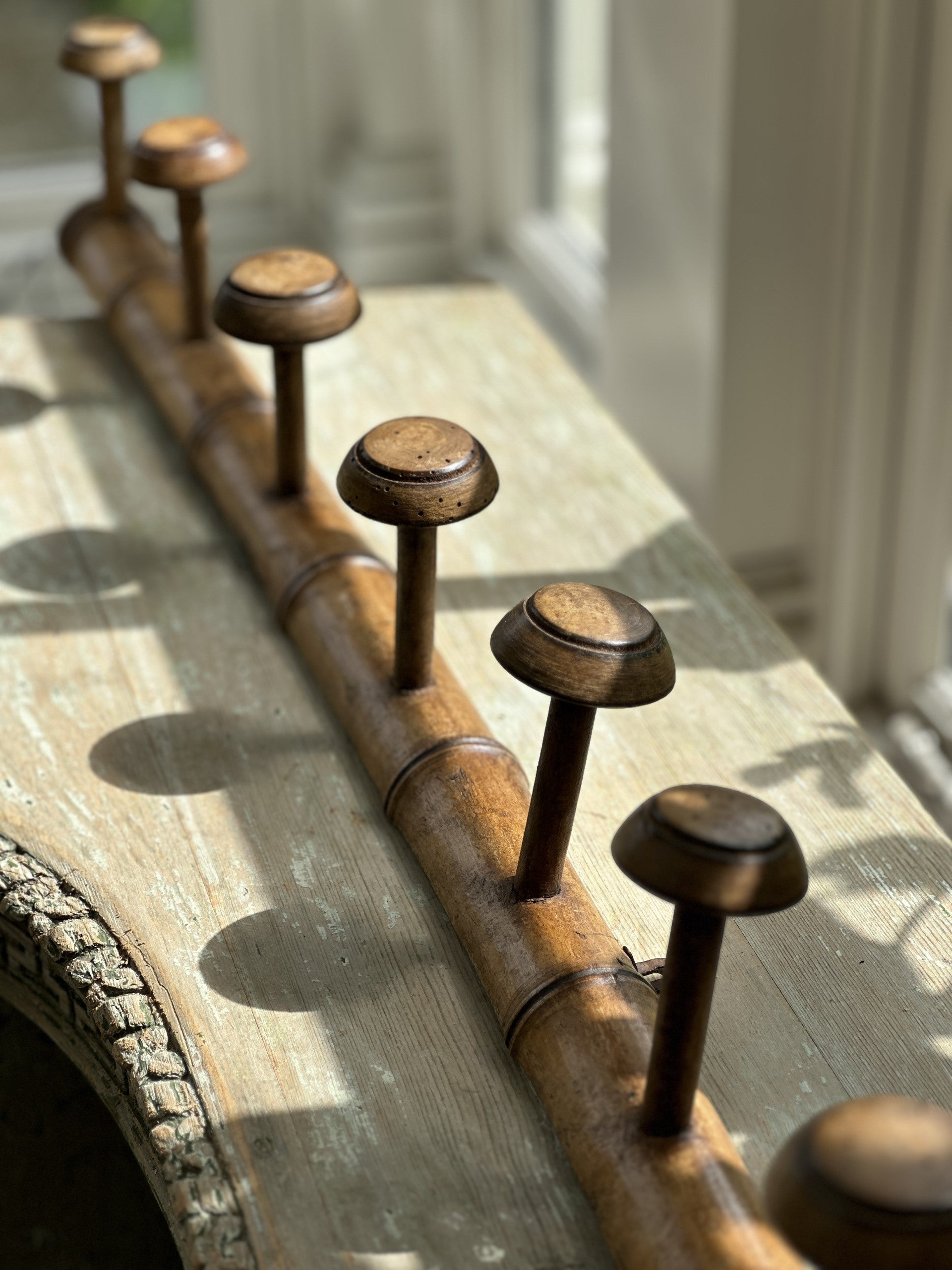 Long Faux Bamboo Coat Hooks