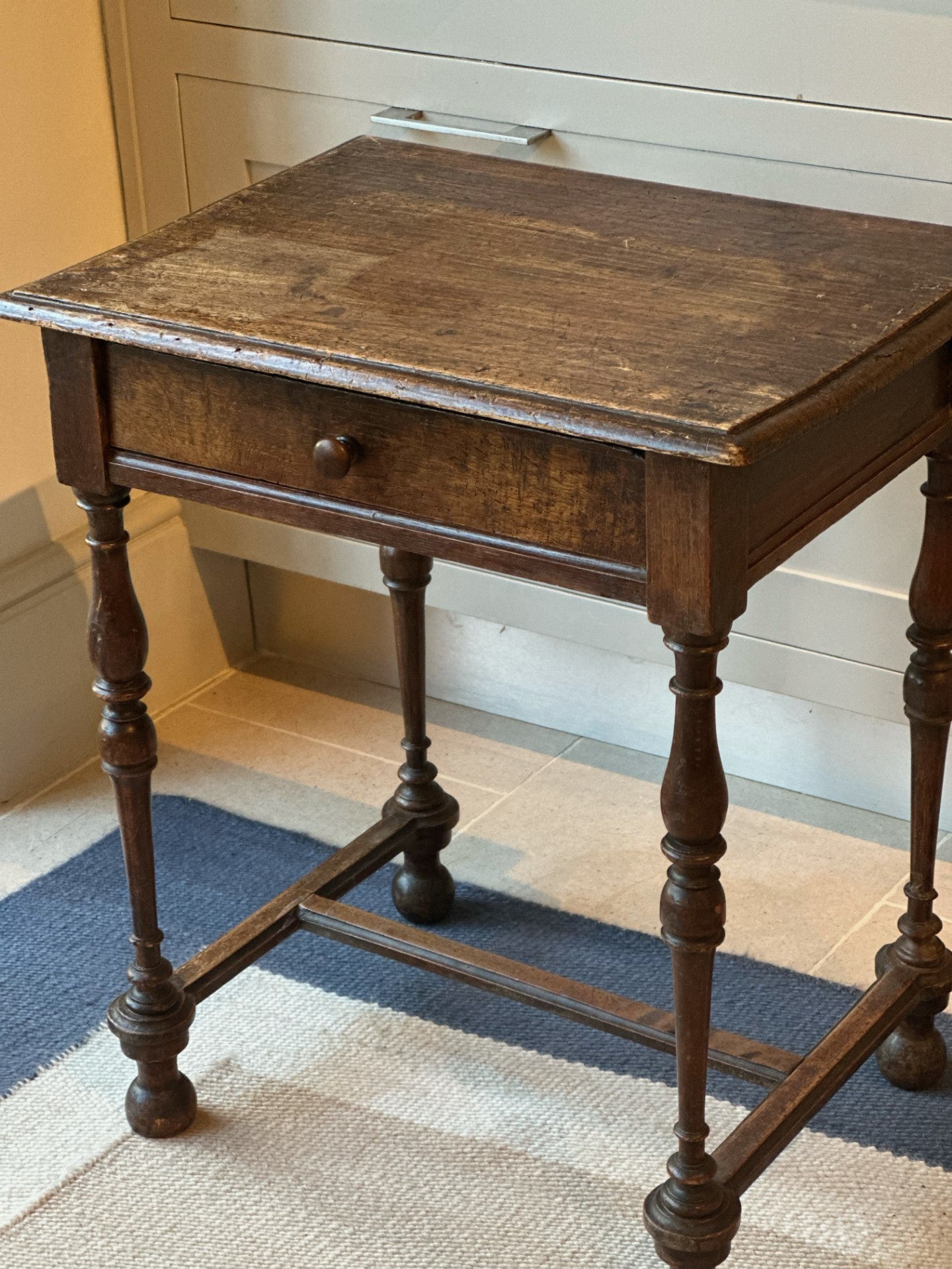French Oak Side Table