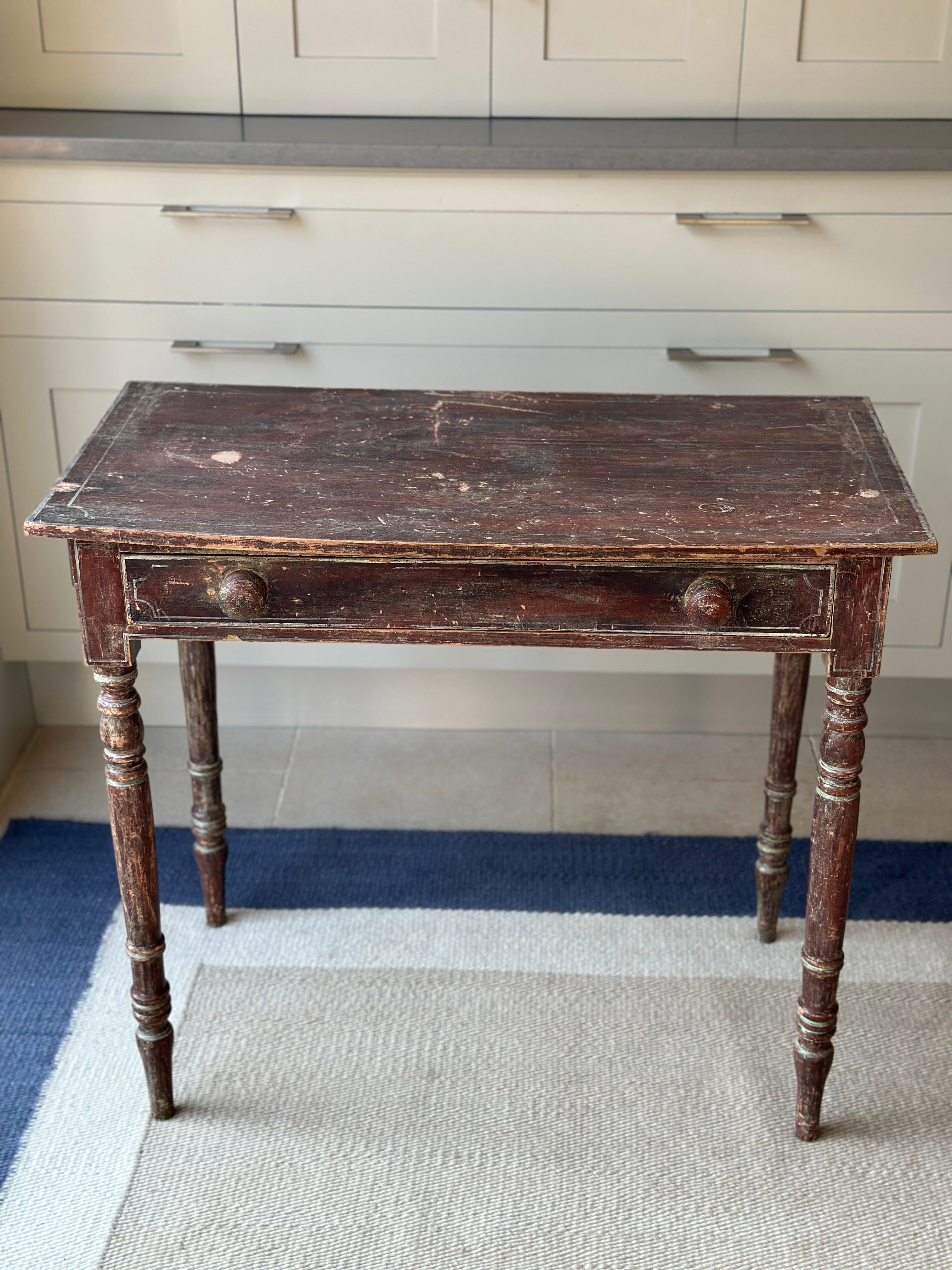 Painted Regency Side Table with single drawer