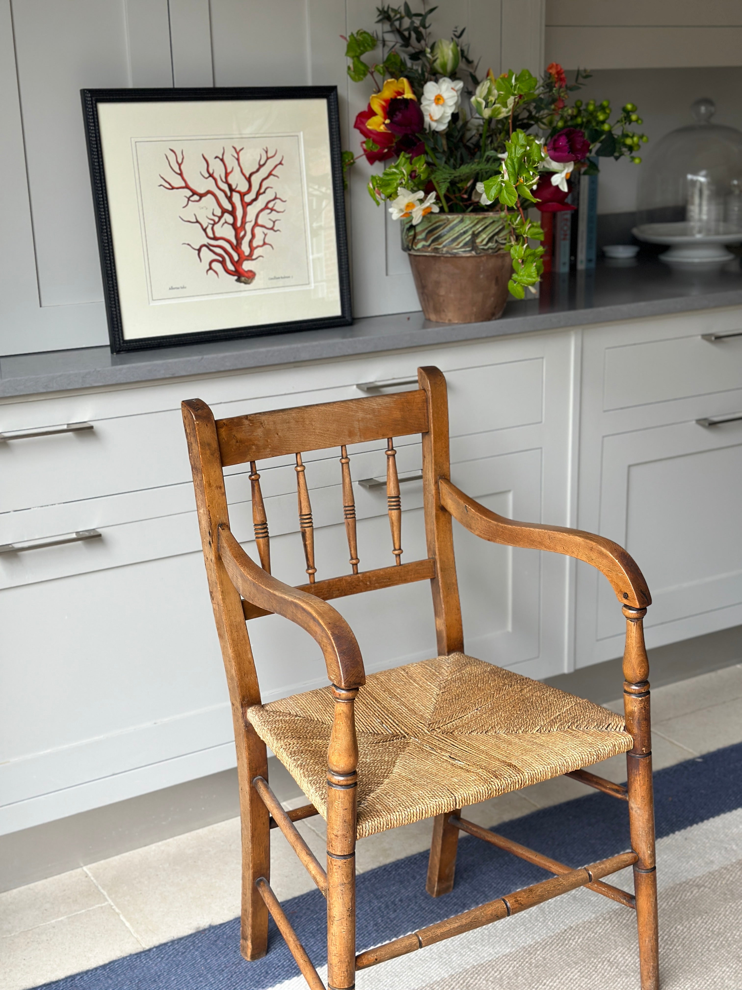 Charming Fruitwood Armchair