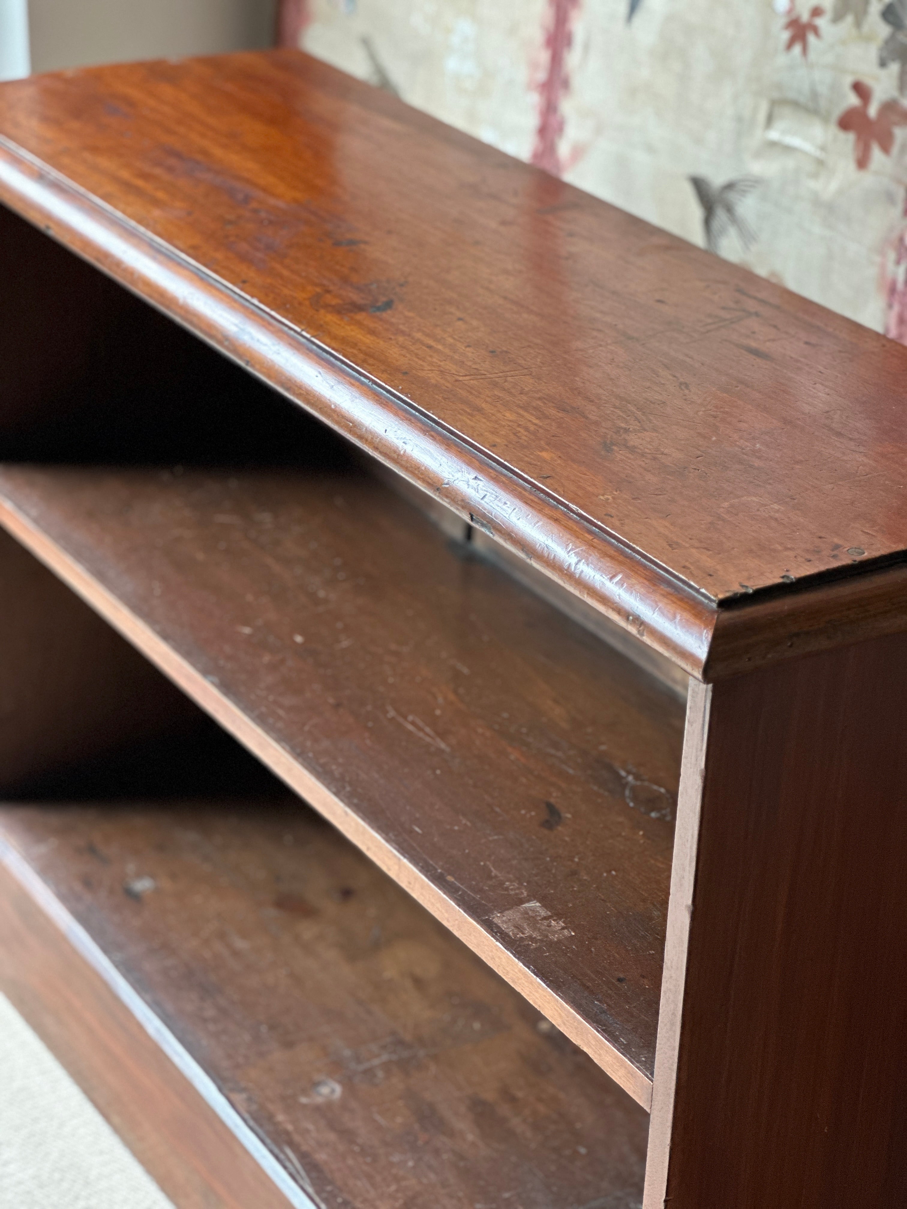 Small Mahogany Bookshelves