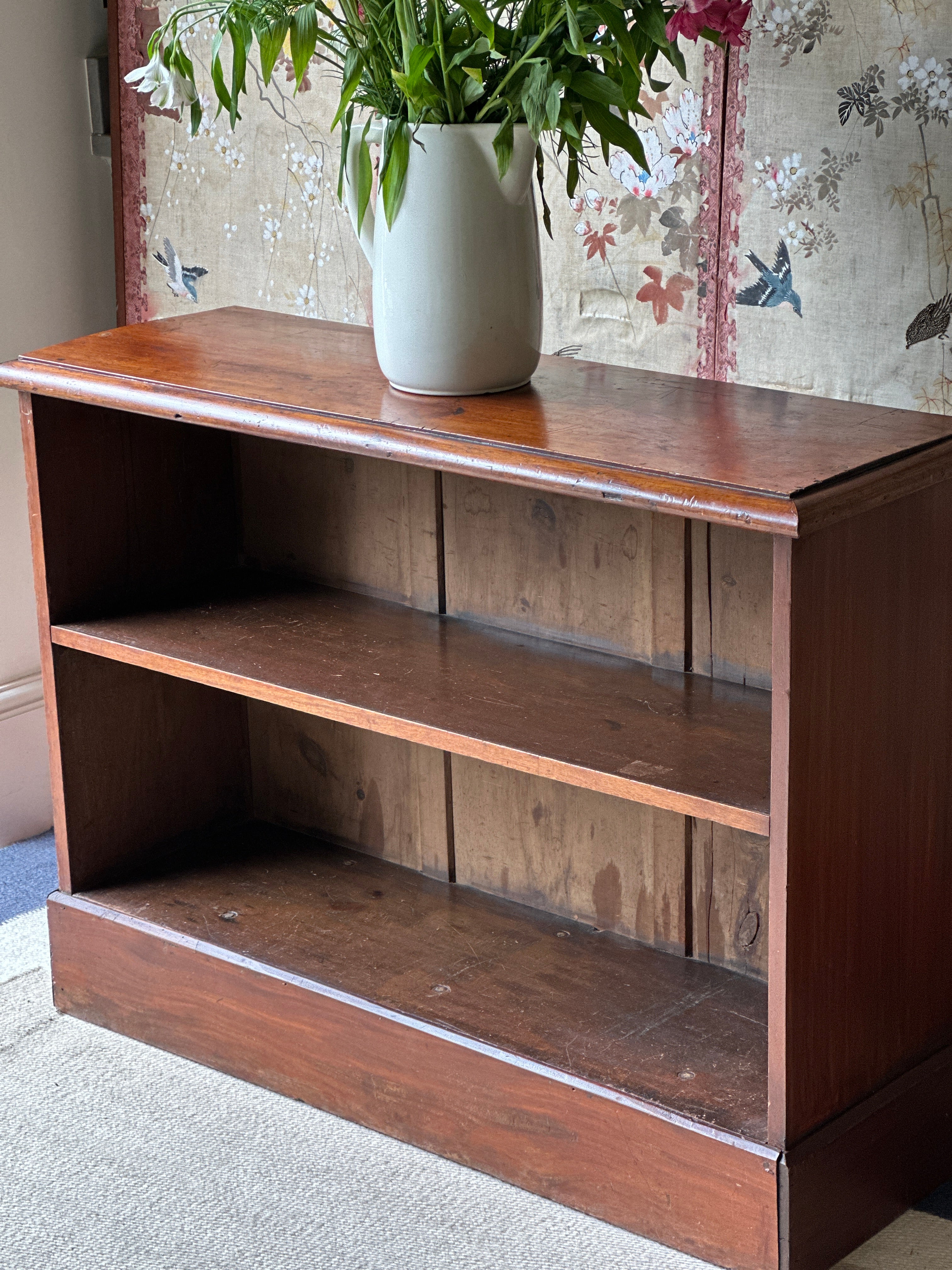Small Mahogany Bookshelves