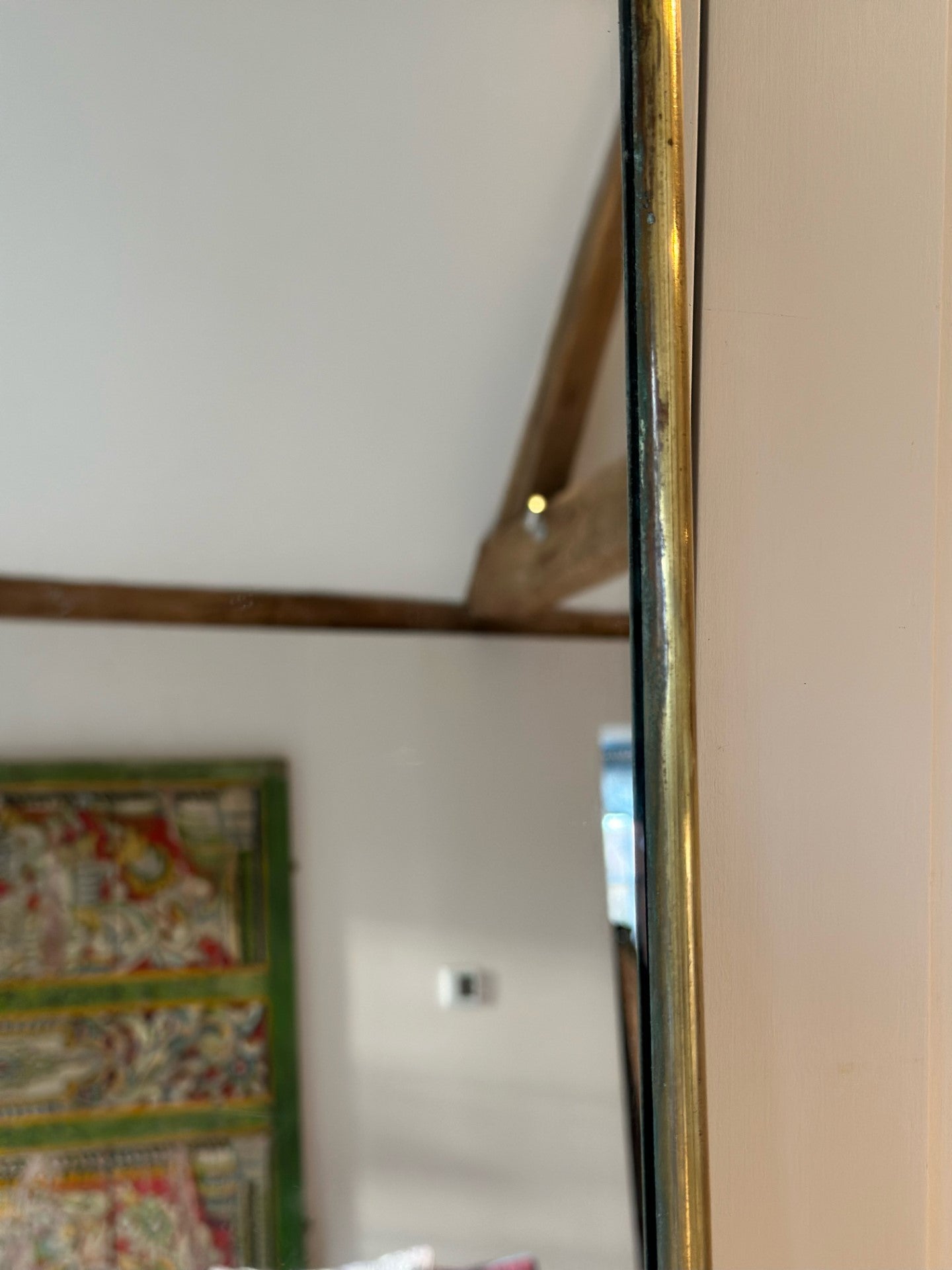 Large Italian Shield Mirror