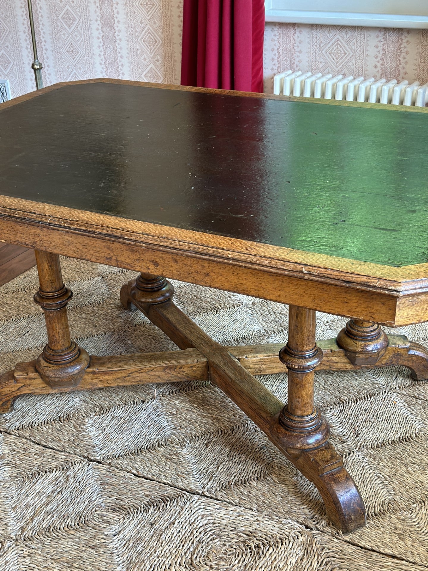 Large Oak Partner Desk by  Gillows