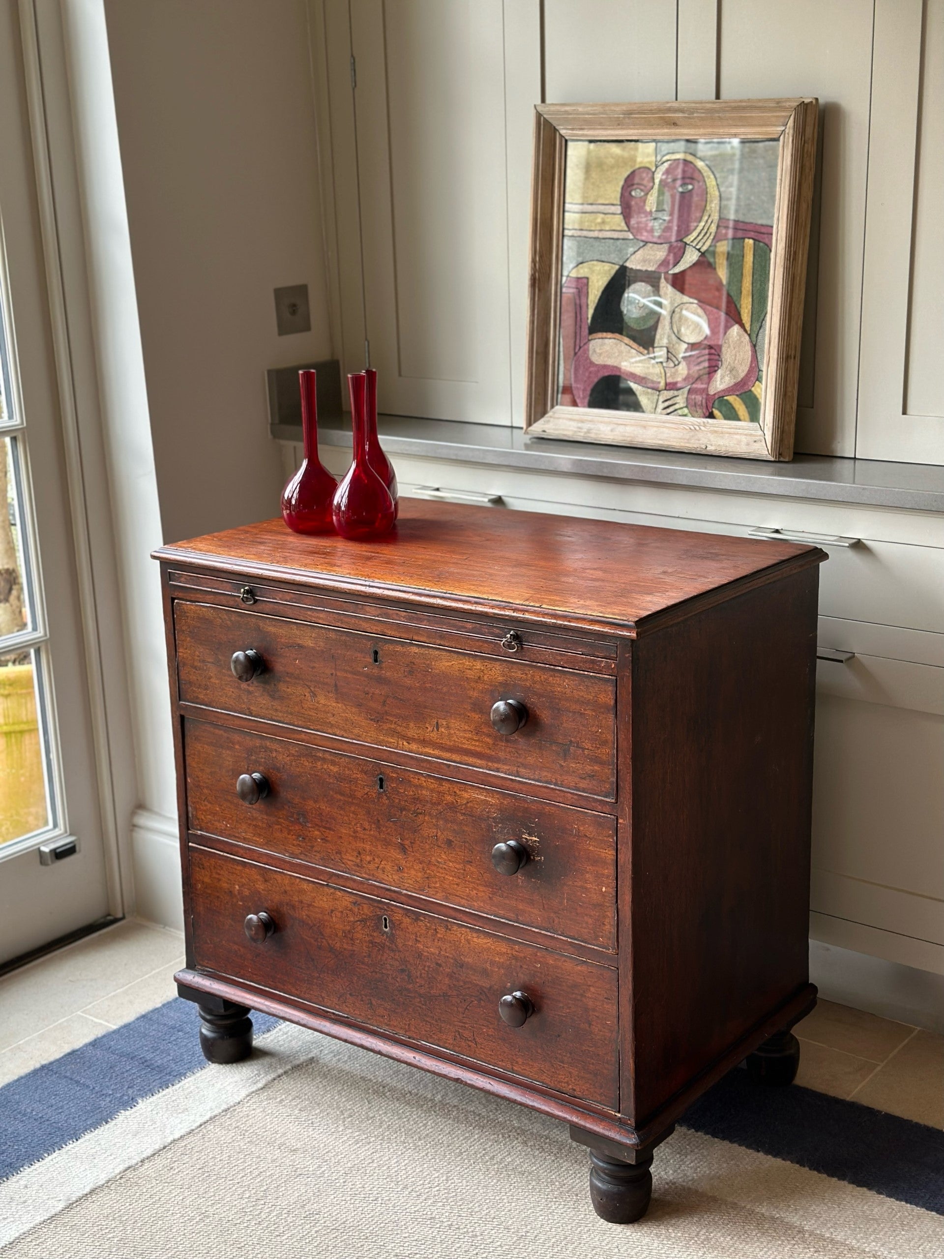Small Mahogany Chest of Drawers