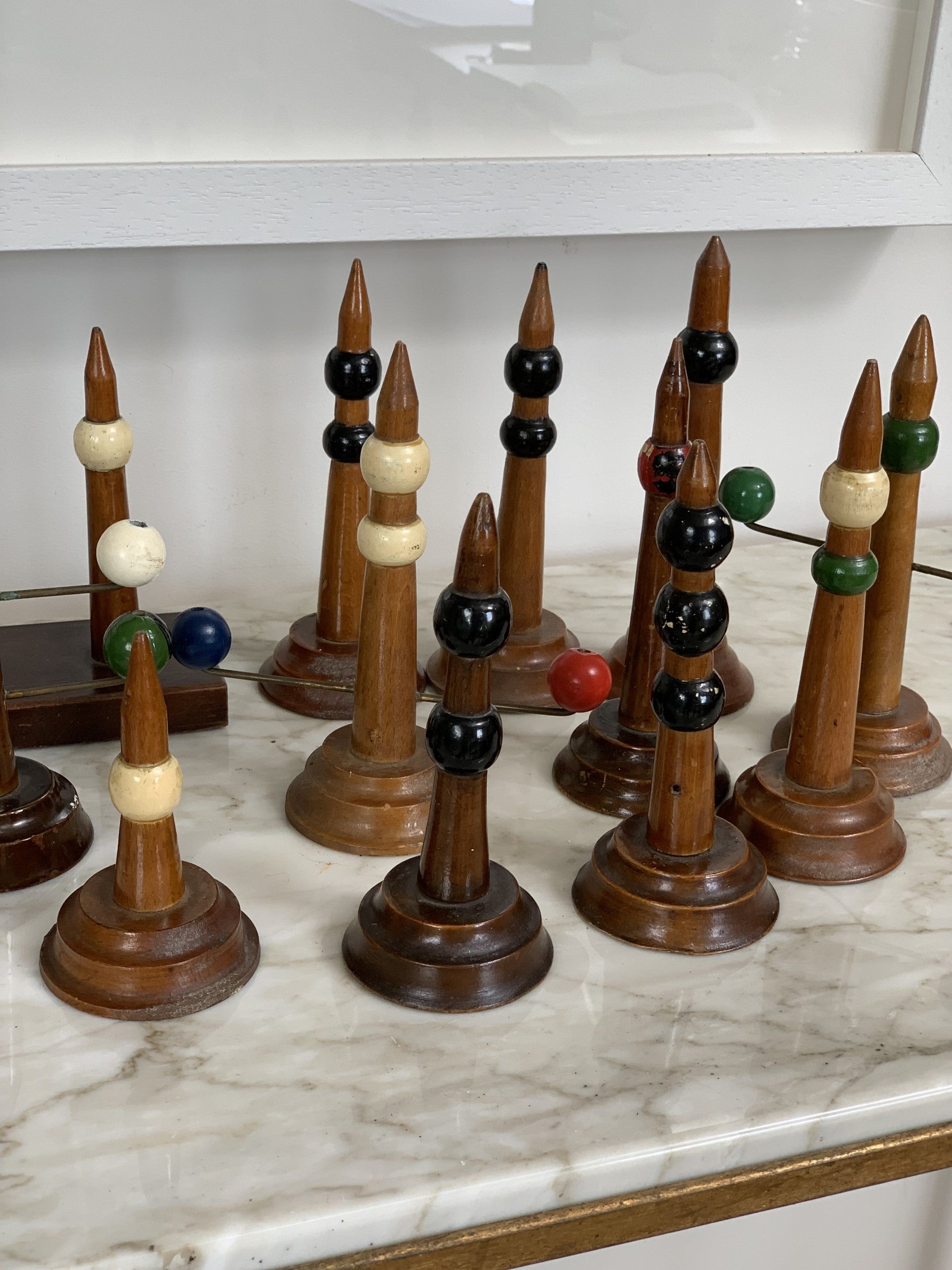 Rare Early C20th Wooden Maritime Day & Night Training Aid