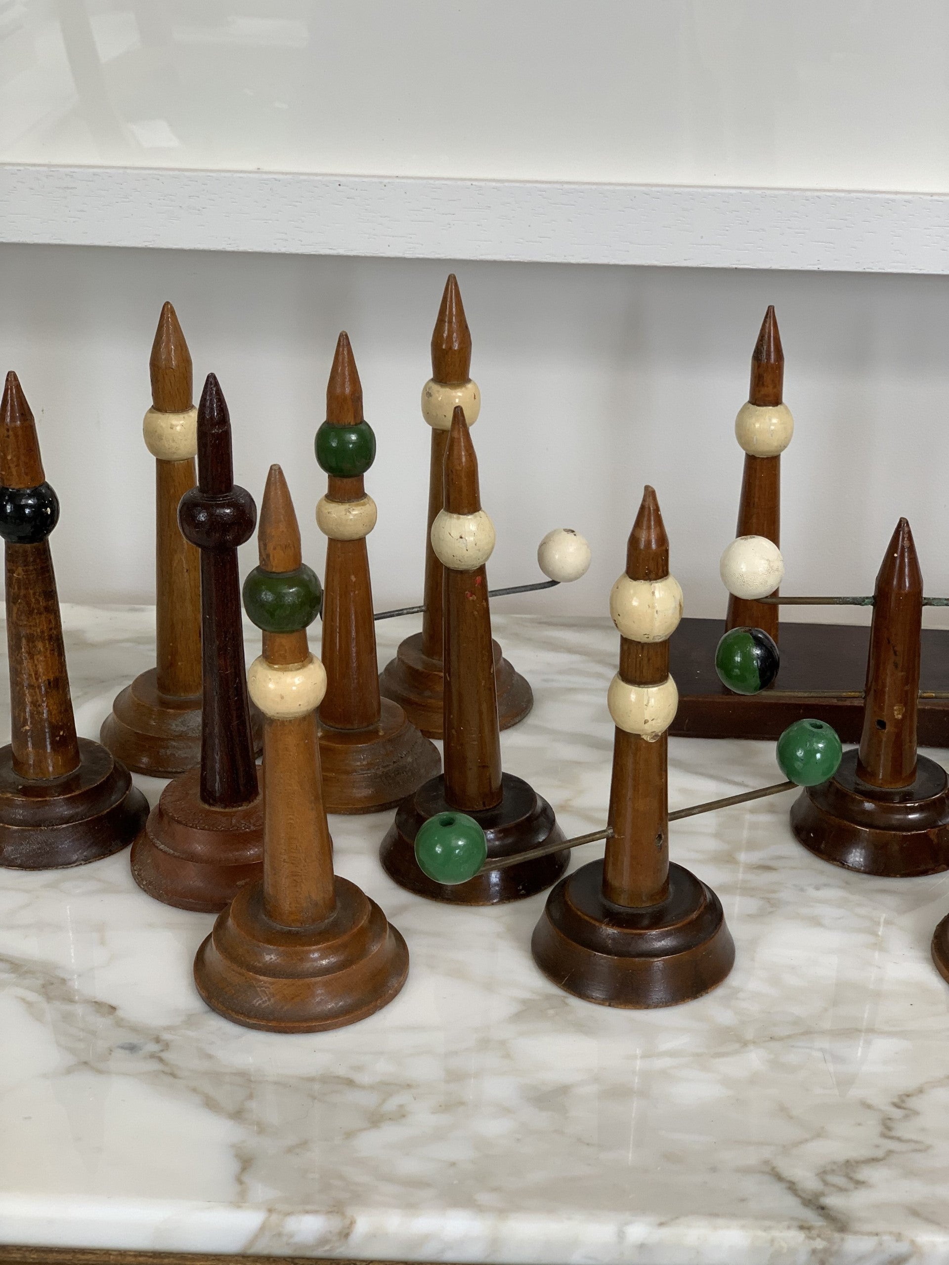 Rare Early C20th Wooden Maritime Day & Night Training Aid